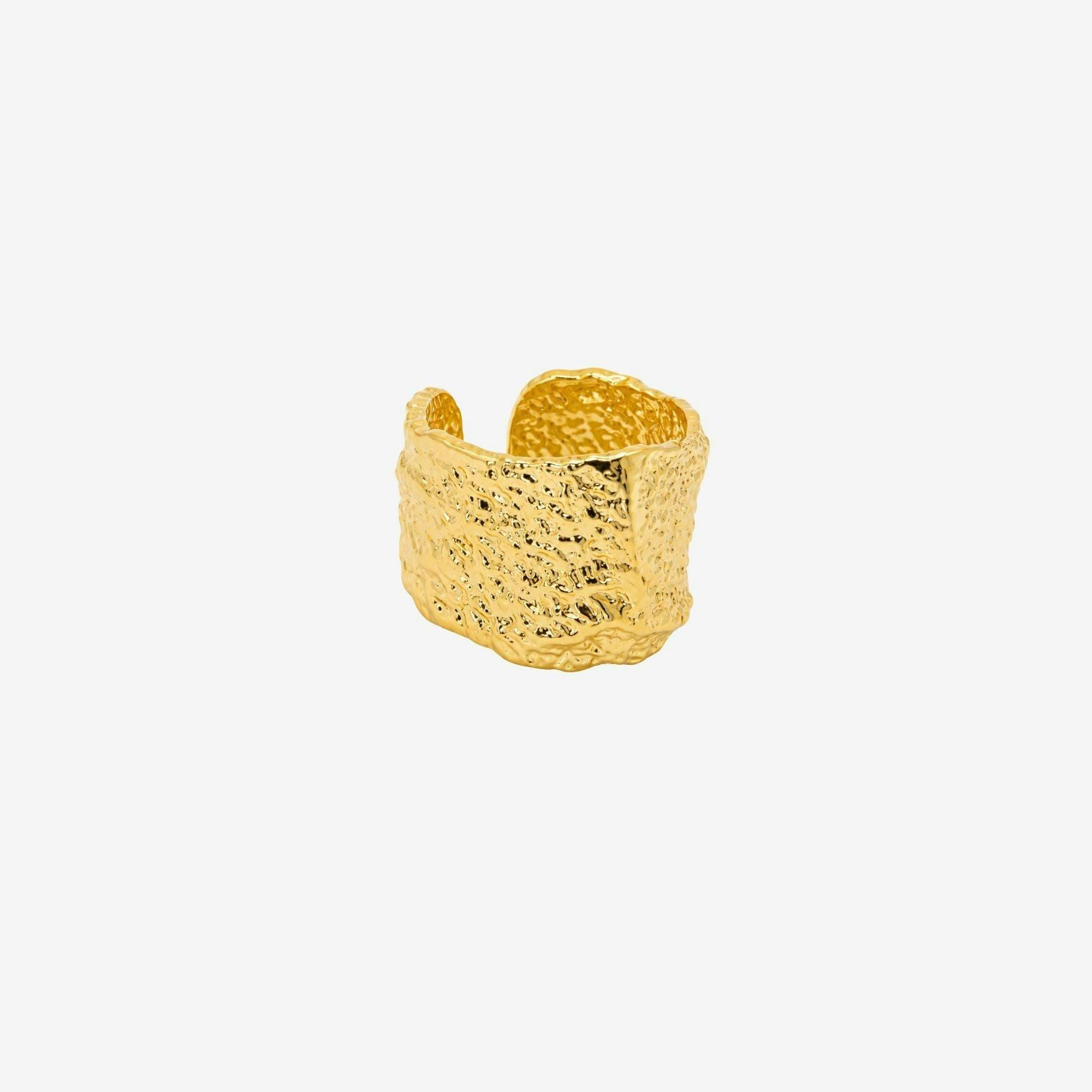 Kin Molten Gold Ring , view 5 of 6