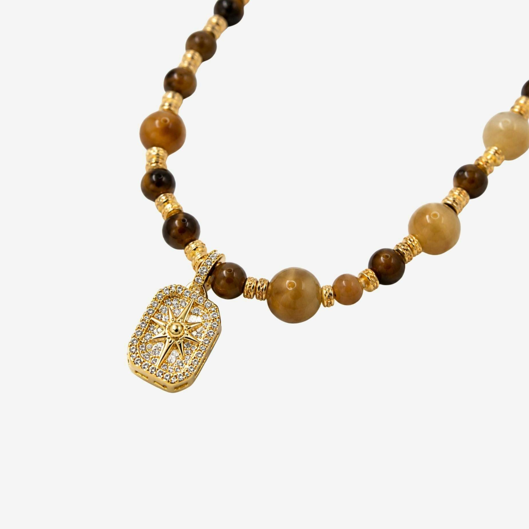 Nekomeishi Gemstone Pendant Necklace , view 3 of 5