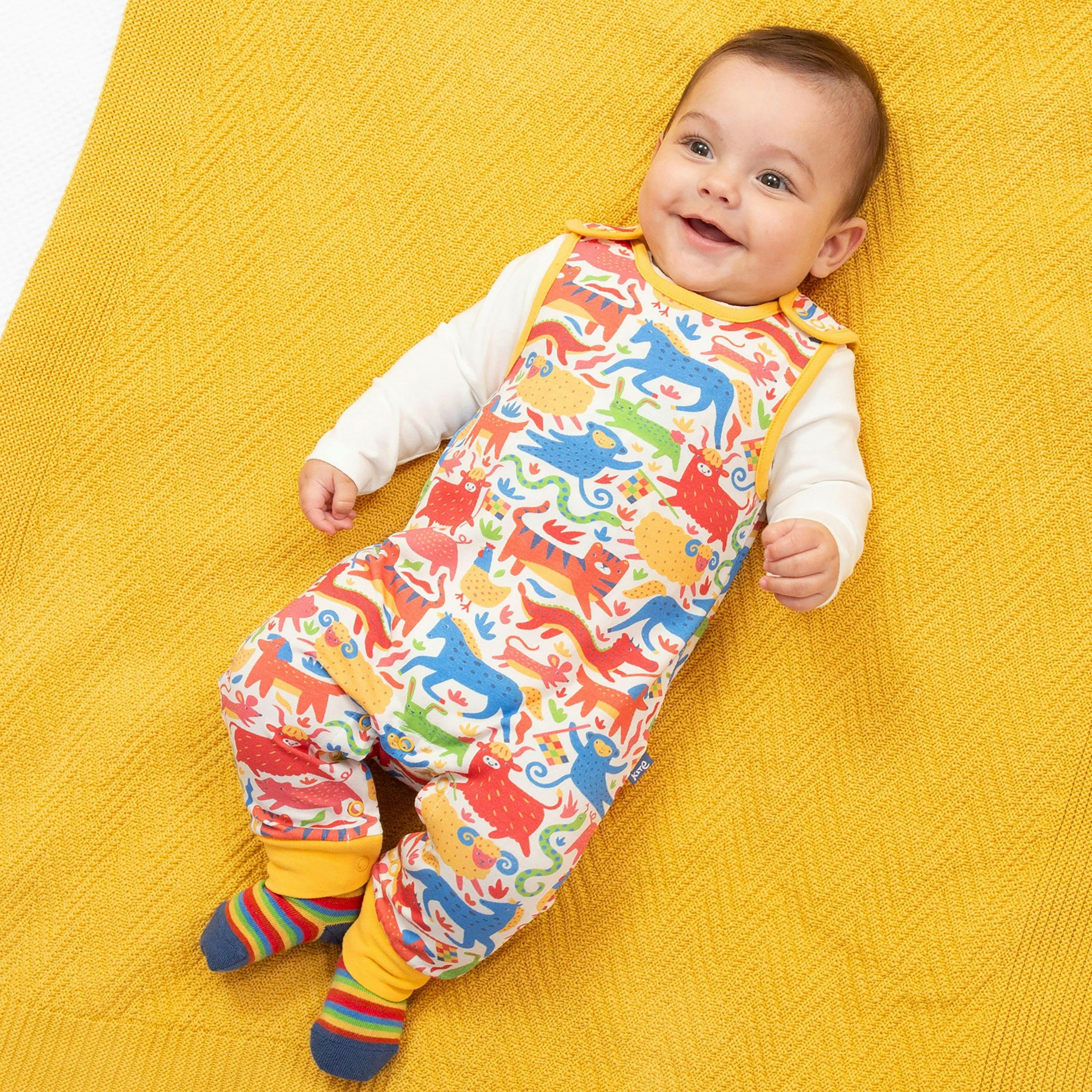 Kids Organic Lunar Race Dungarees , view 2 of 4