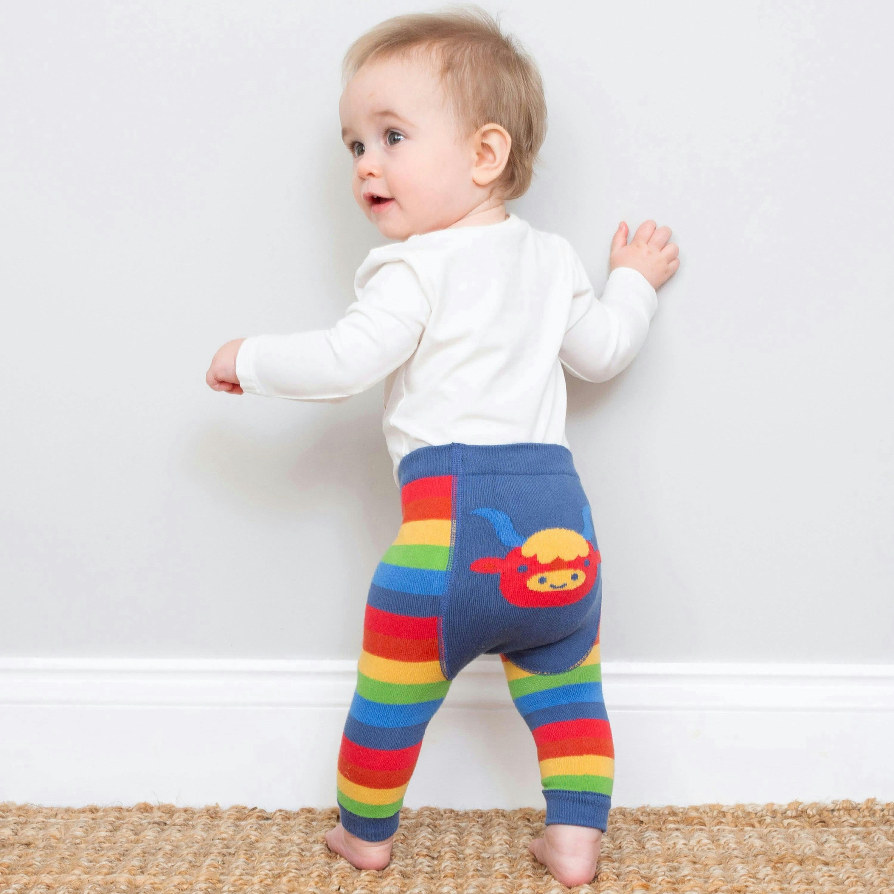 Baby Organic Lunar Ox Knit Leggings , view 3 of 4