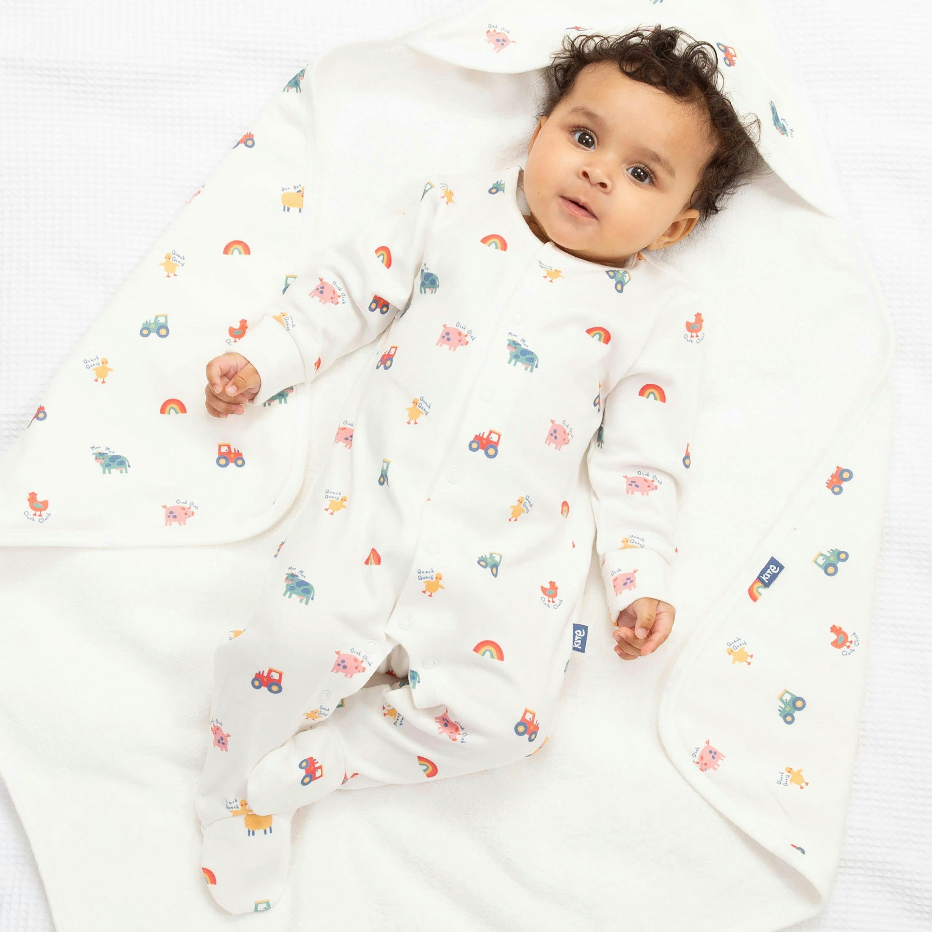 Kids Organic Old Macdonald Sleepsuit , view 2 of 3