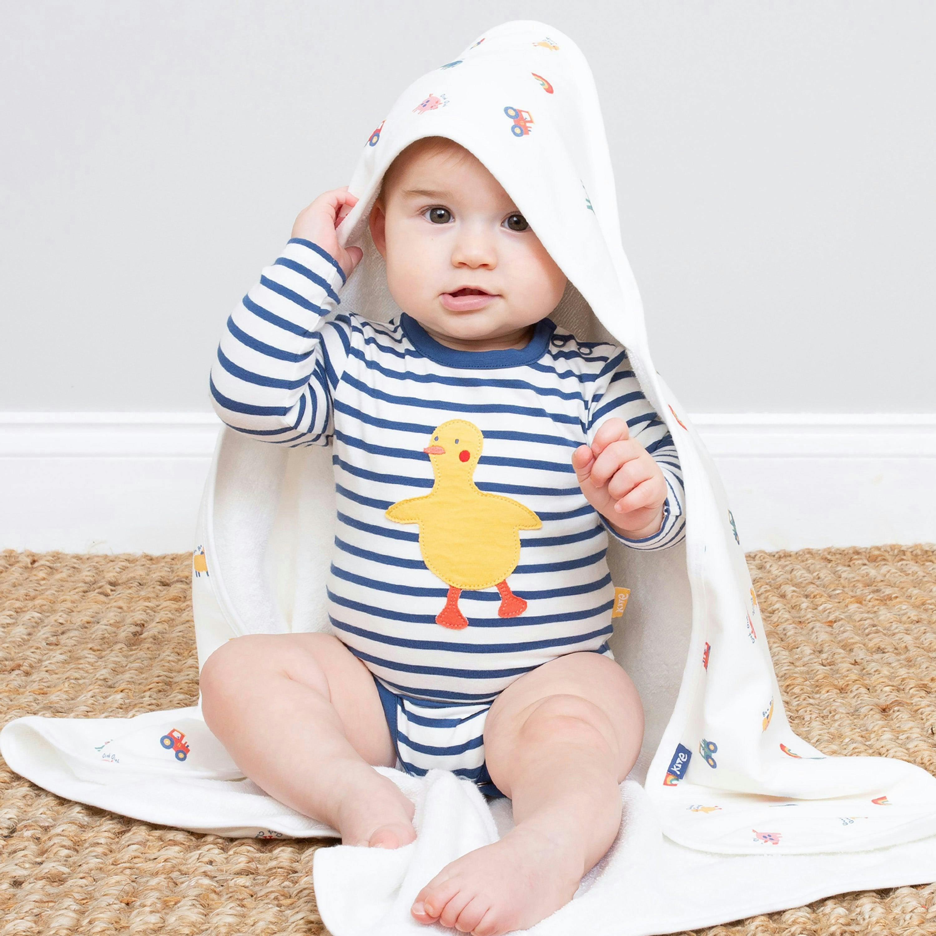 Baby Organic Old Macdonald Cuddle Wrap , view 2 of 3