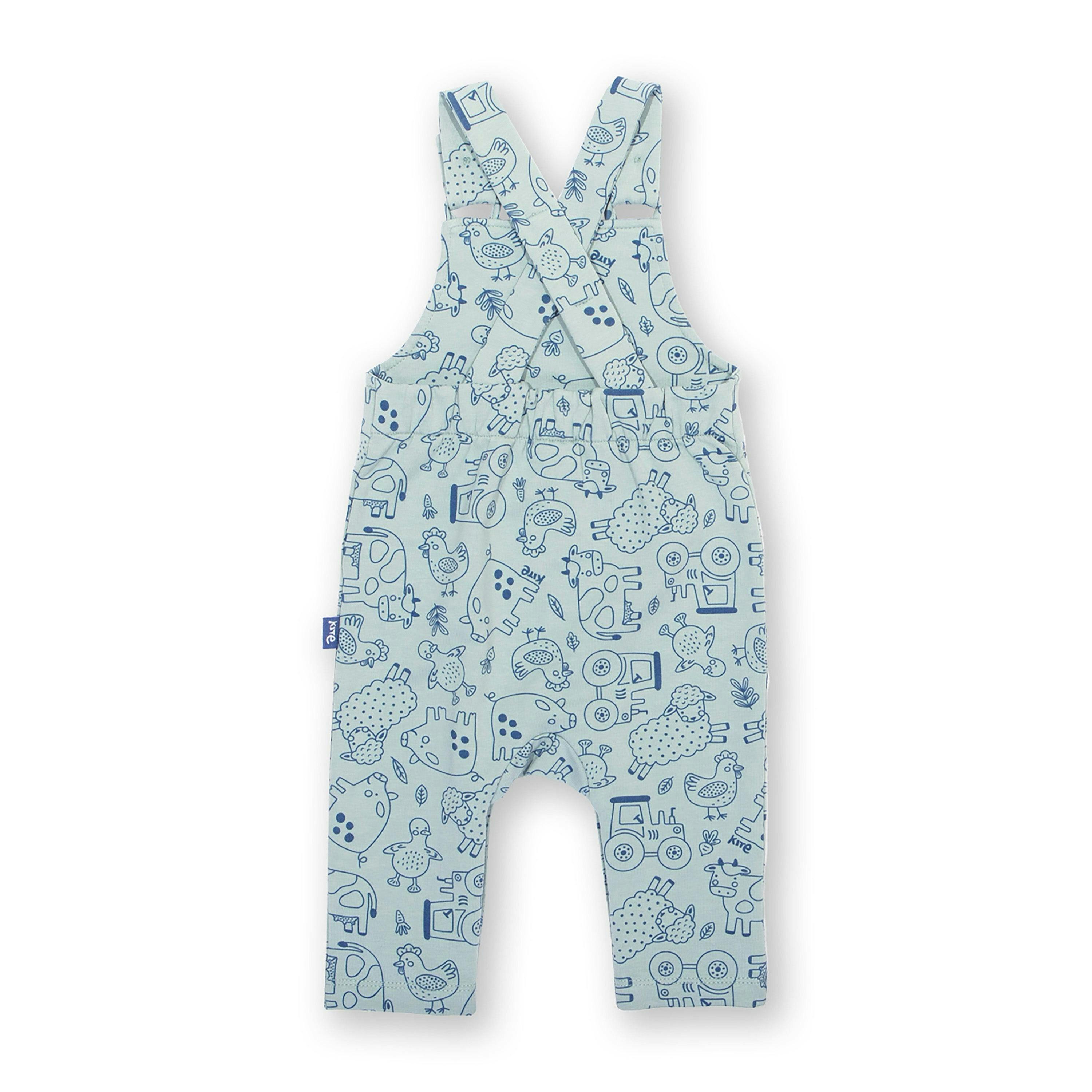 Kids Organic Farmtime Dungarees , view 4 of 4