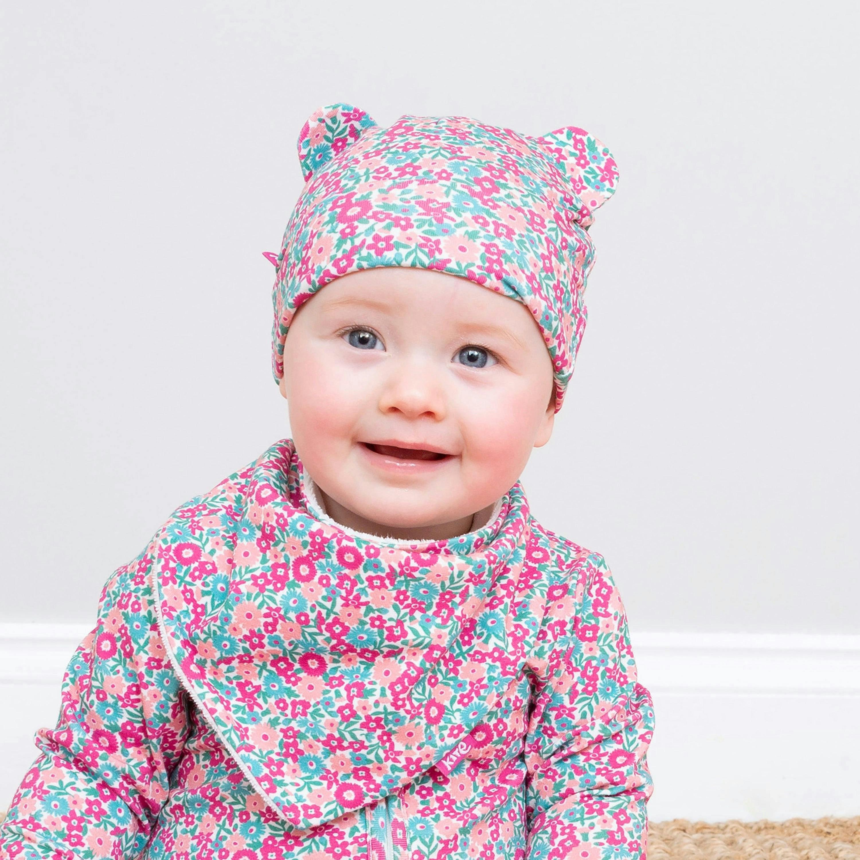 Baby Organic Ditsy Tales Hat , view 2 of 2