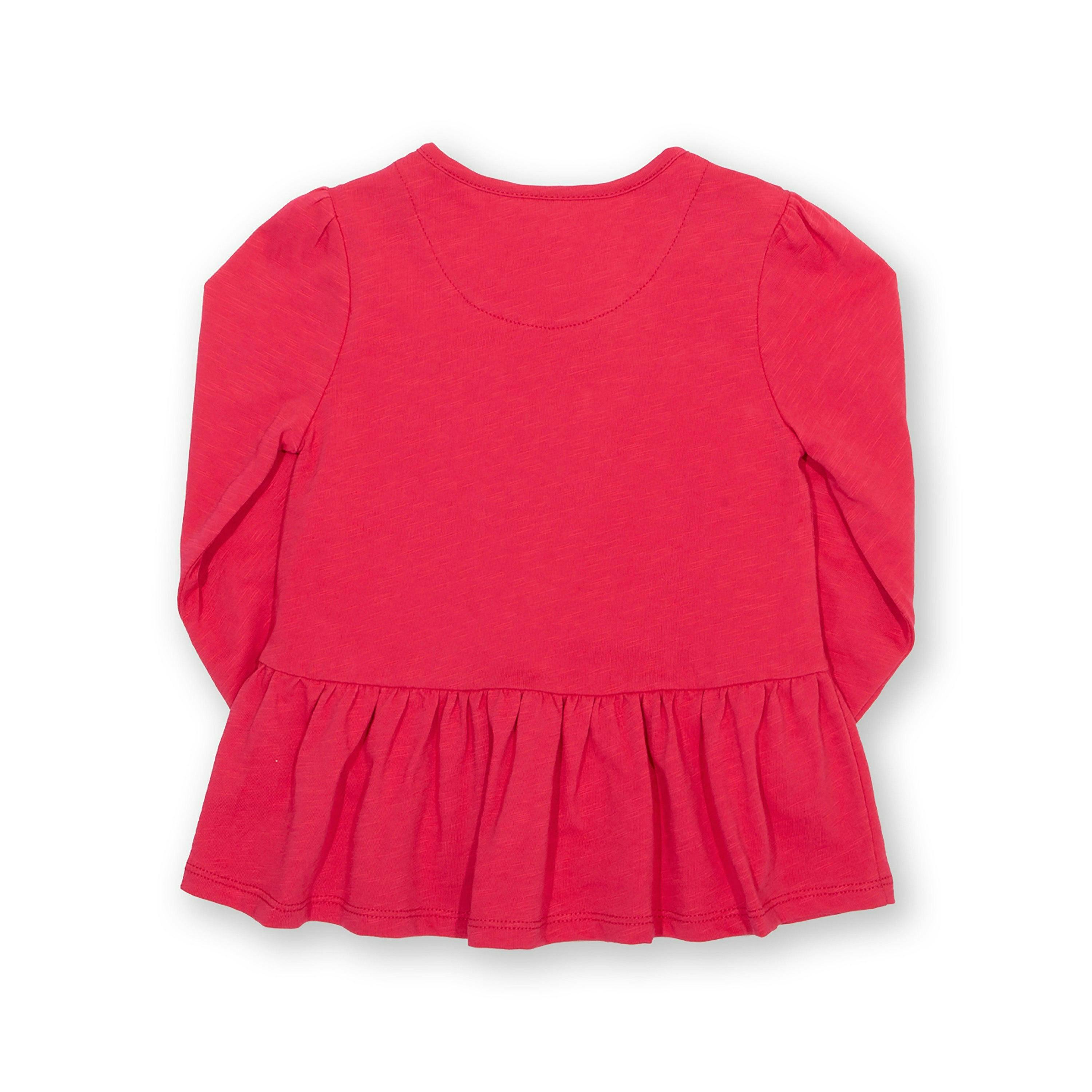 Kids Organic Easy Breezy Tunic Raspberry , view 4 of 4