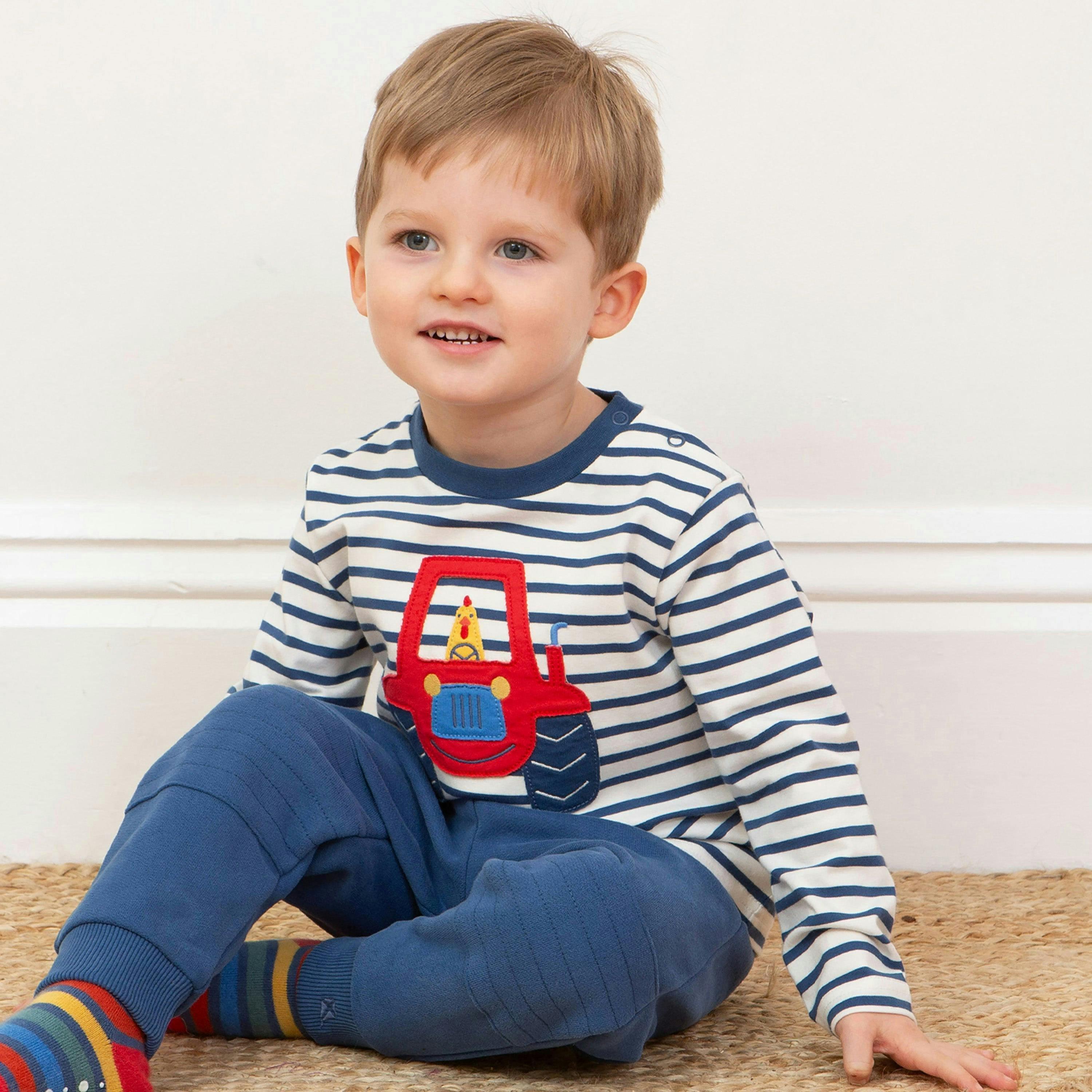 Kids Organic Farmer Cluck Cluck T-Shirt , view 2 of 3