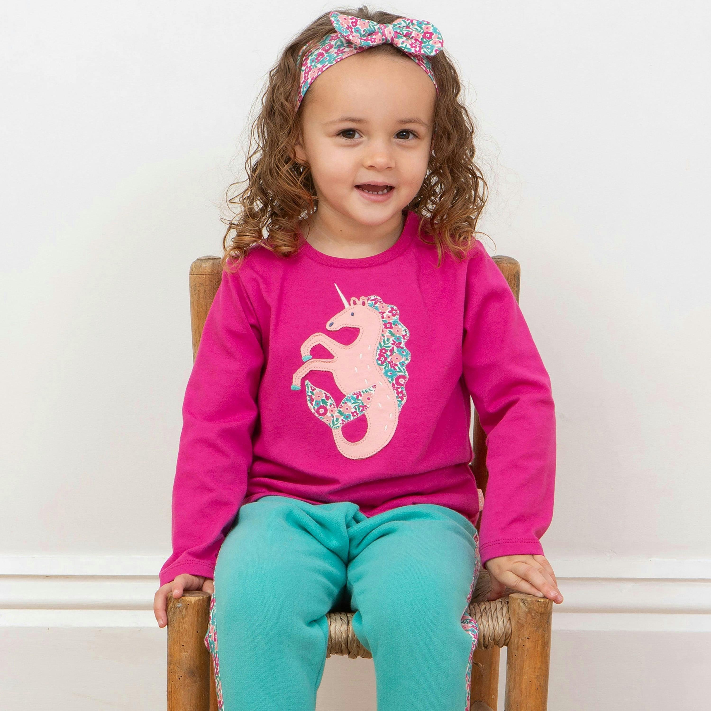 Kids Organic Merhorse T-Shirt , view 2 of 5