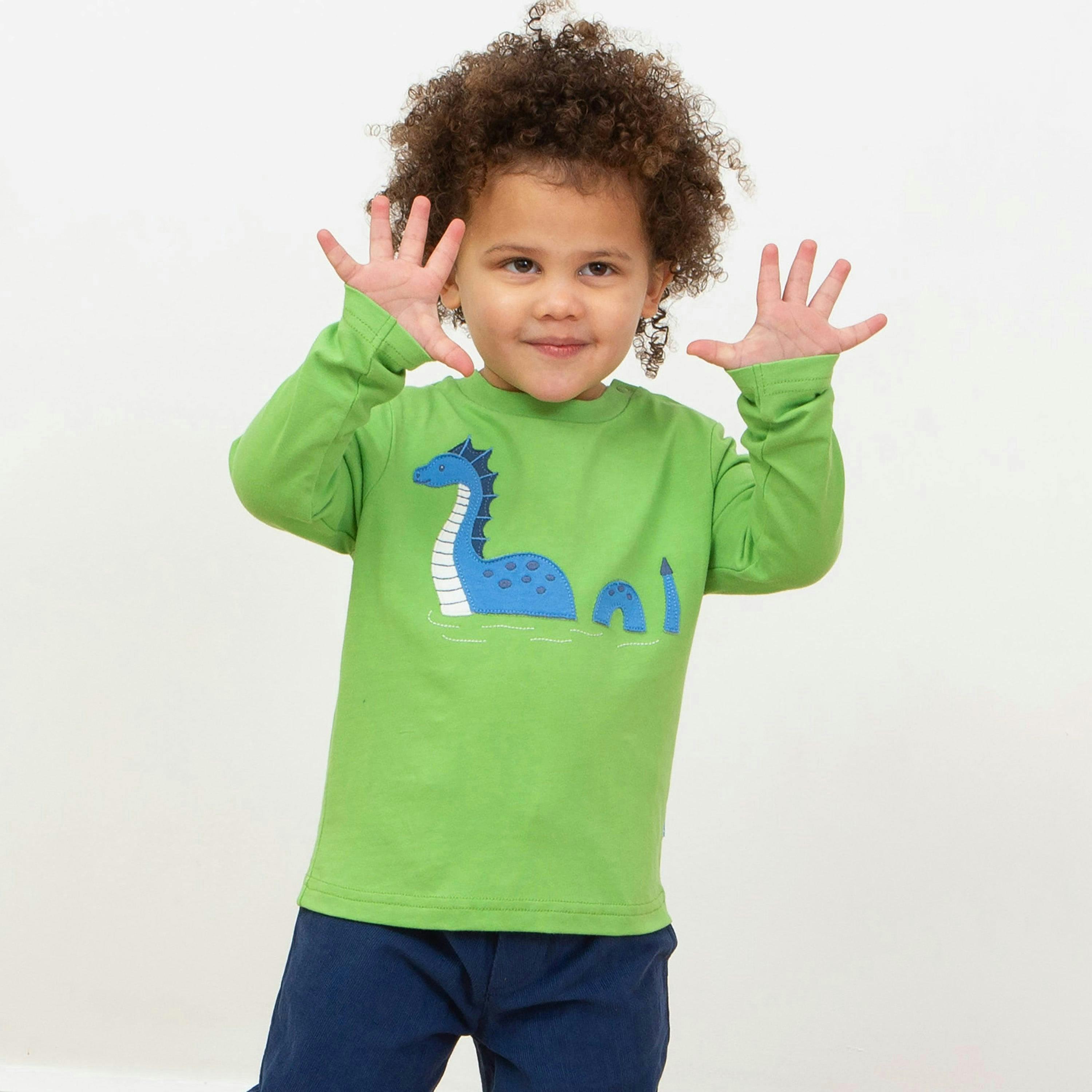 Kids Organic Nessie T-Shirt , view 2 of 5