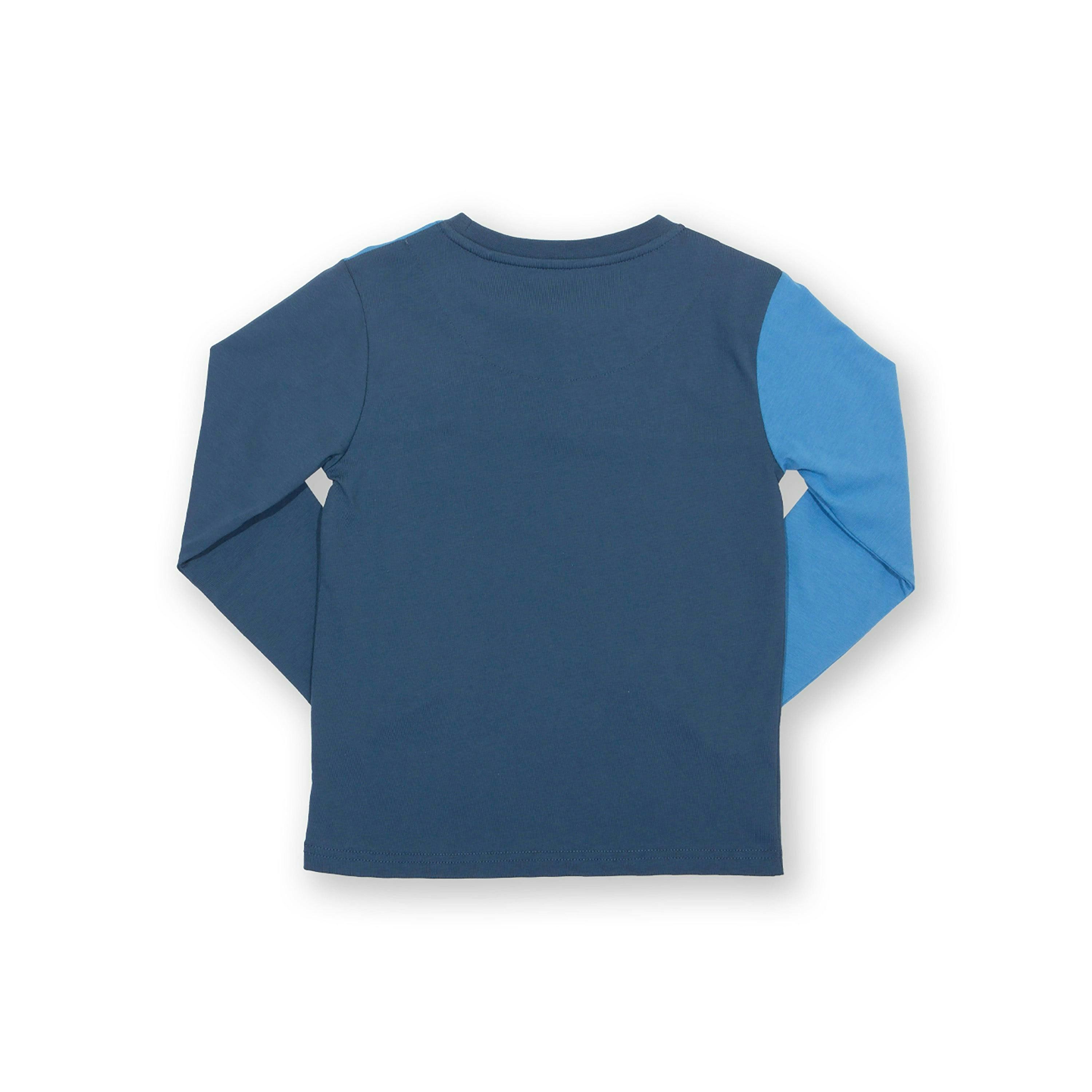 Kids Organic Colour Block T-Shirt , view 5 of 5