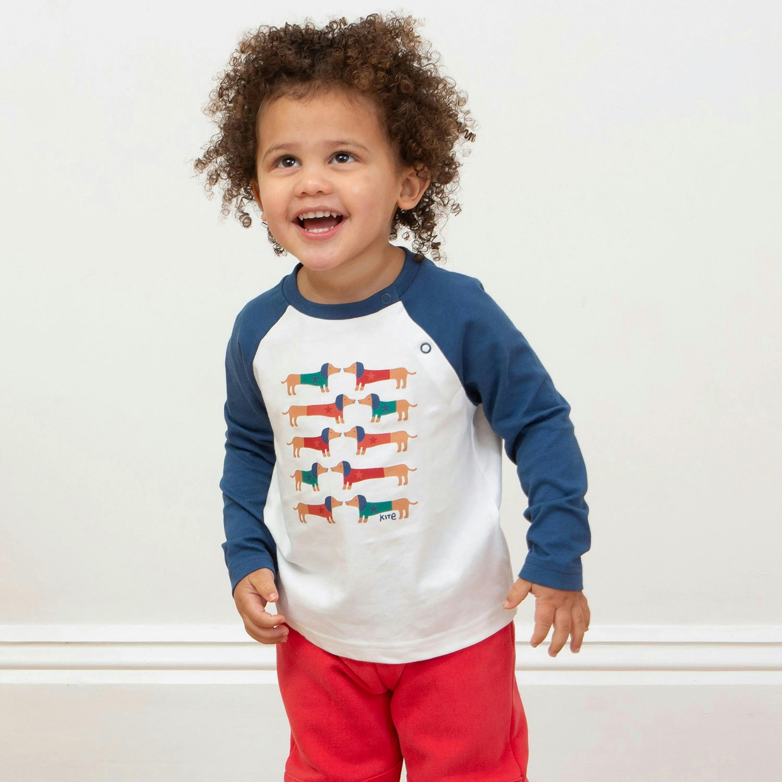 Kids Organic Daxie Dog T-Shirt , view 2 of 6