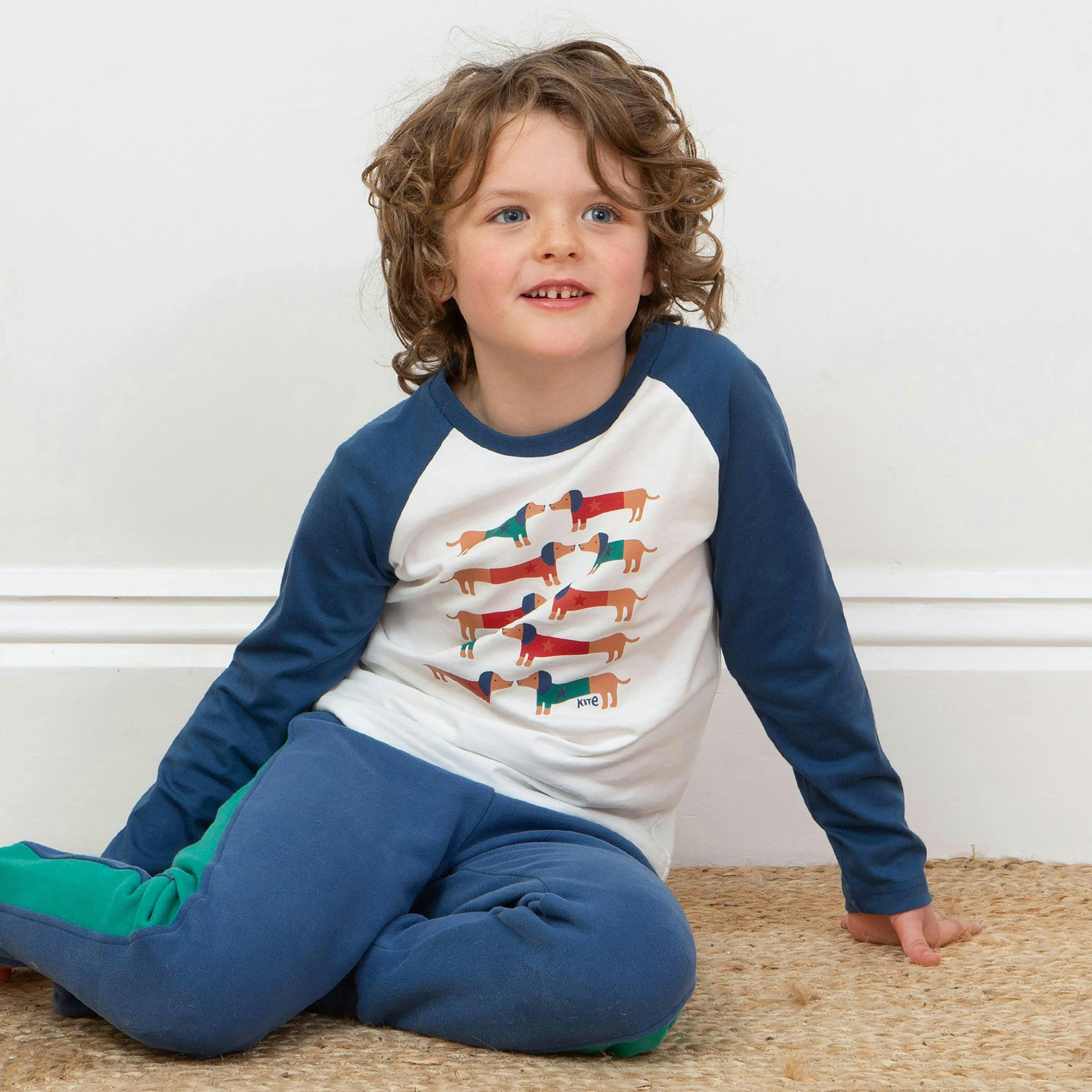 Kids Organic Daxie Dog T-Shirt , view 3 of 6