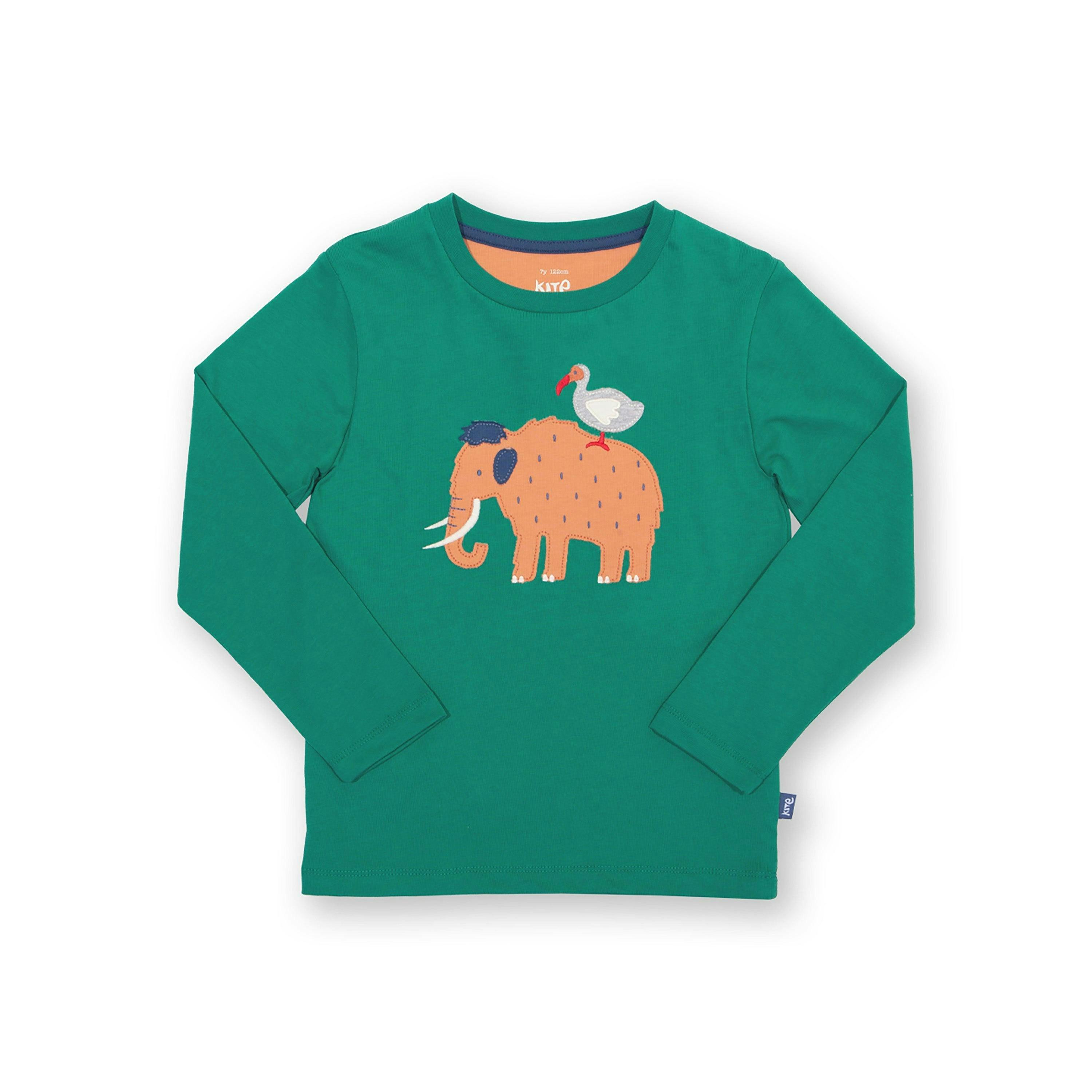 Kids Organic Woolly Mammoth T-Shirt , view 4 of 5