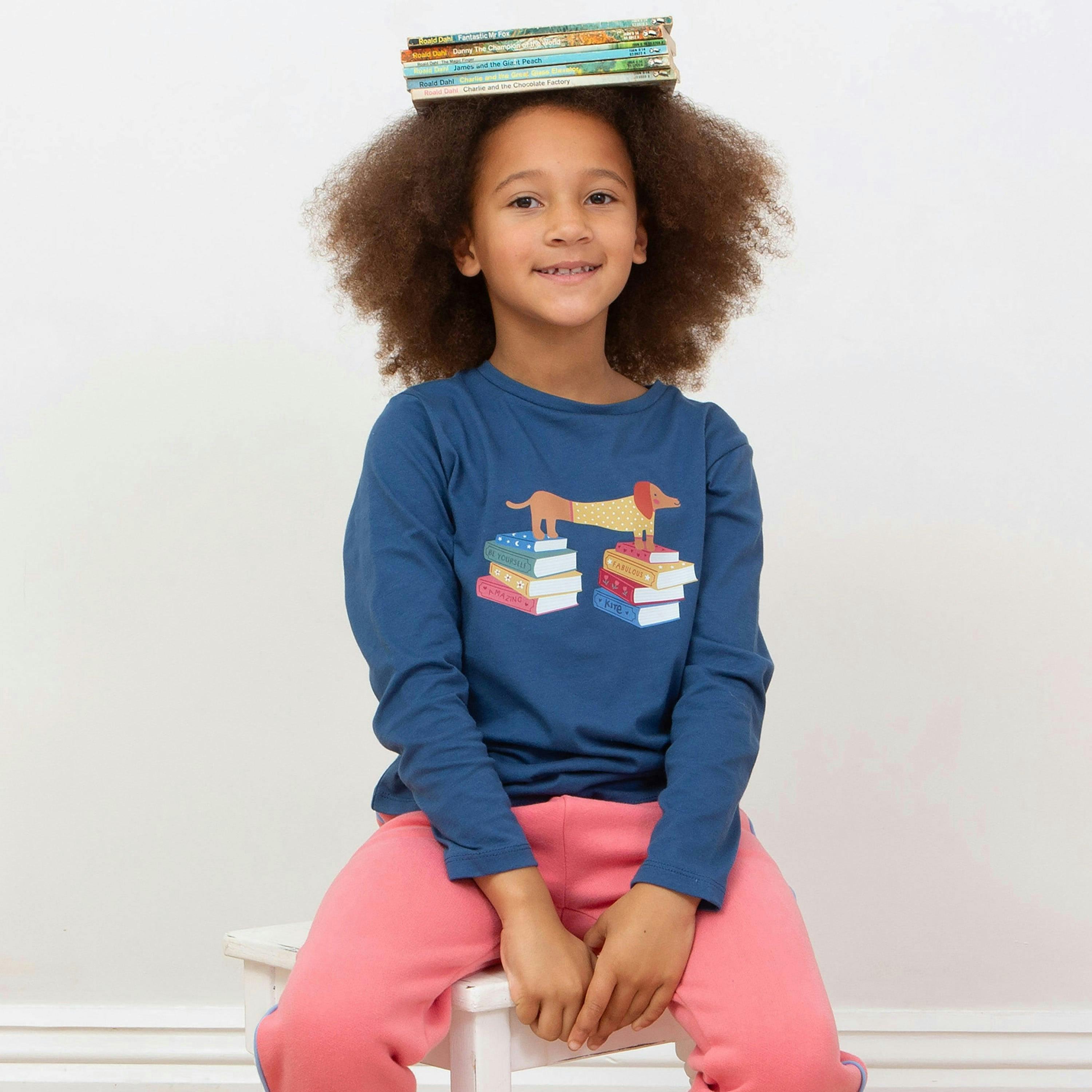 Kids Organic Clever Sausage T-Shirt , view 2 of 4