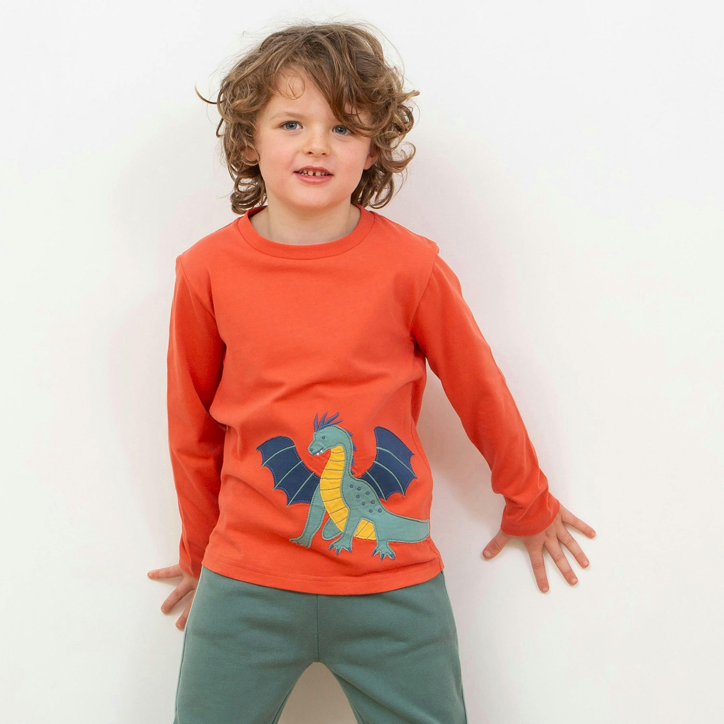 Kids Organic King Dragon T-Shirt , view 2 of 4