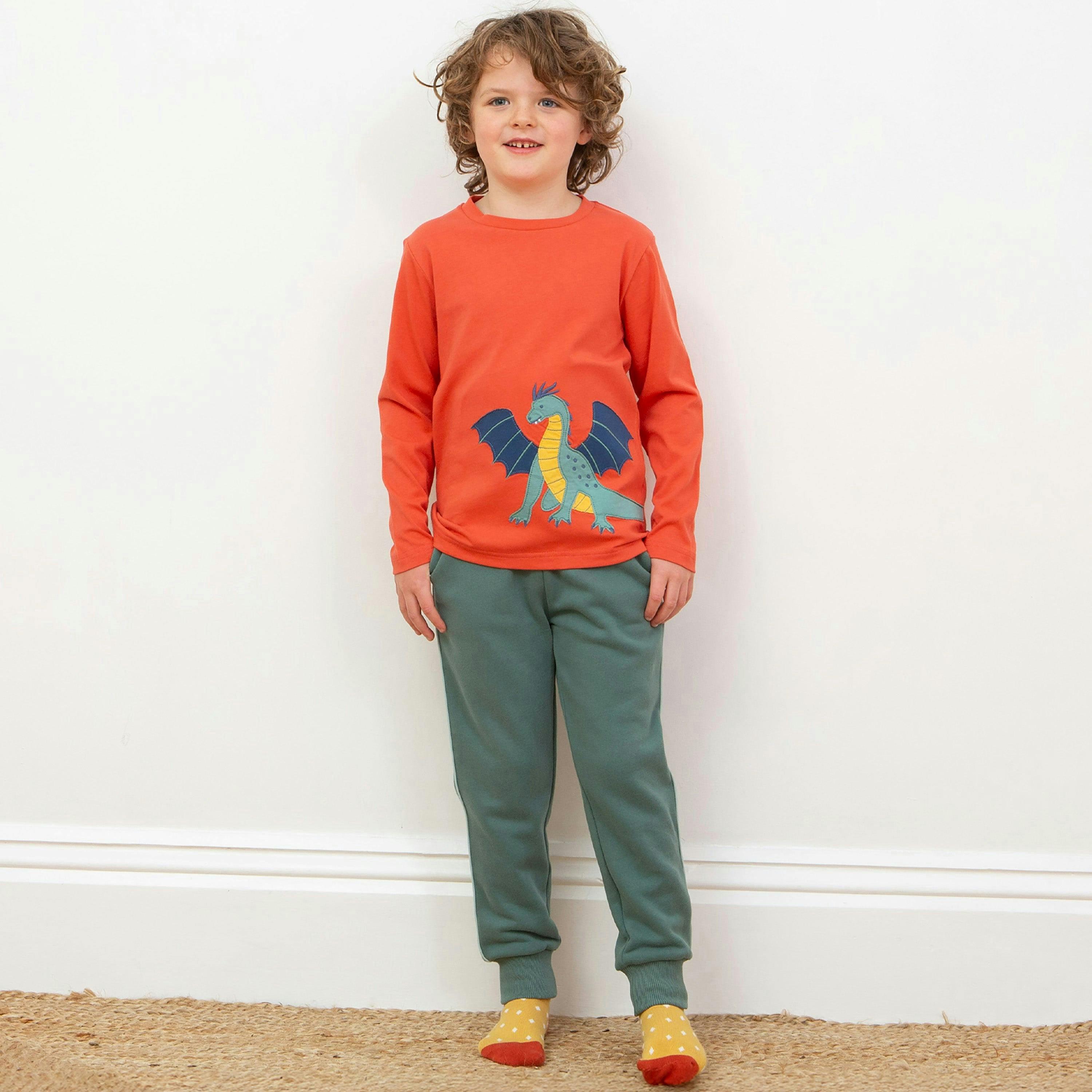 Kids Organic King Dragon T-Shirt , view 3 of 4