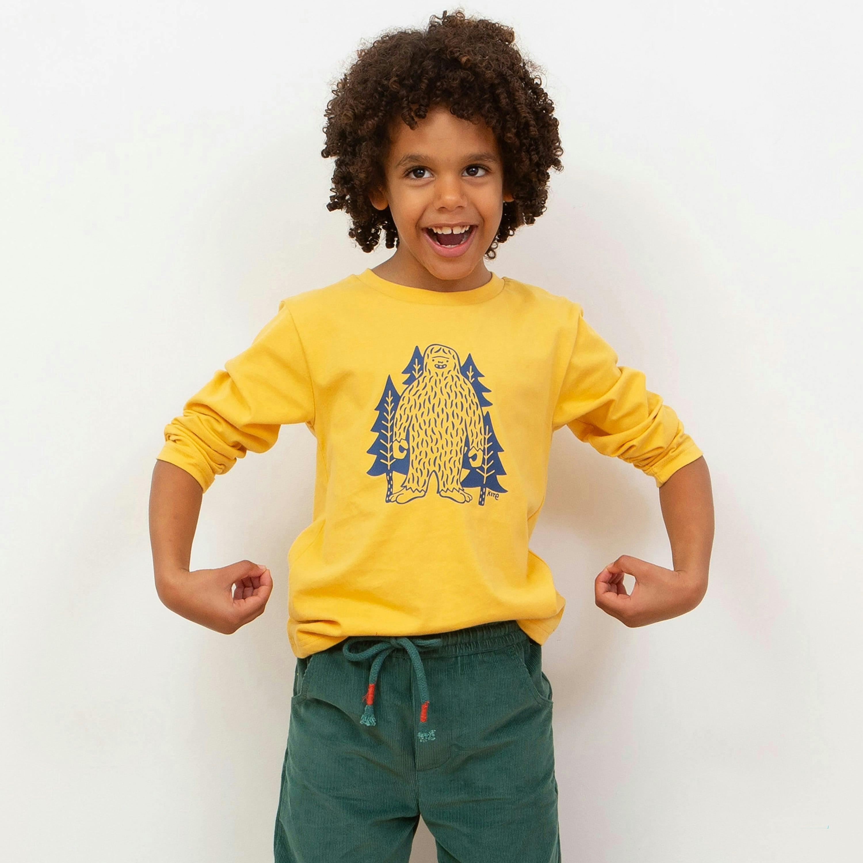 Kids Organic Bigfoot T-Shirt , view 2 of 4