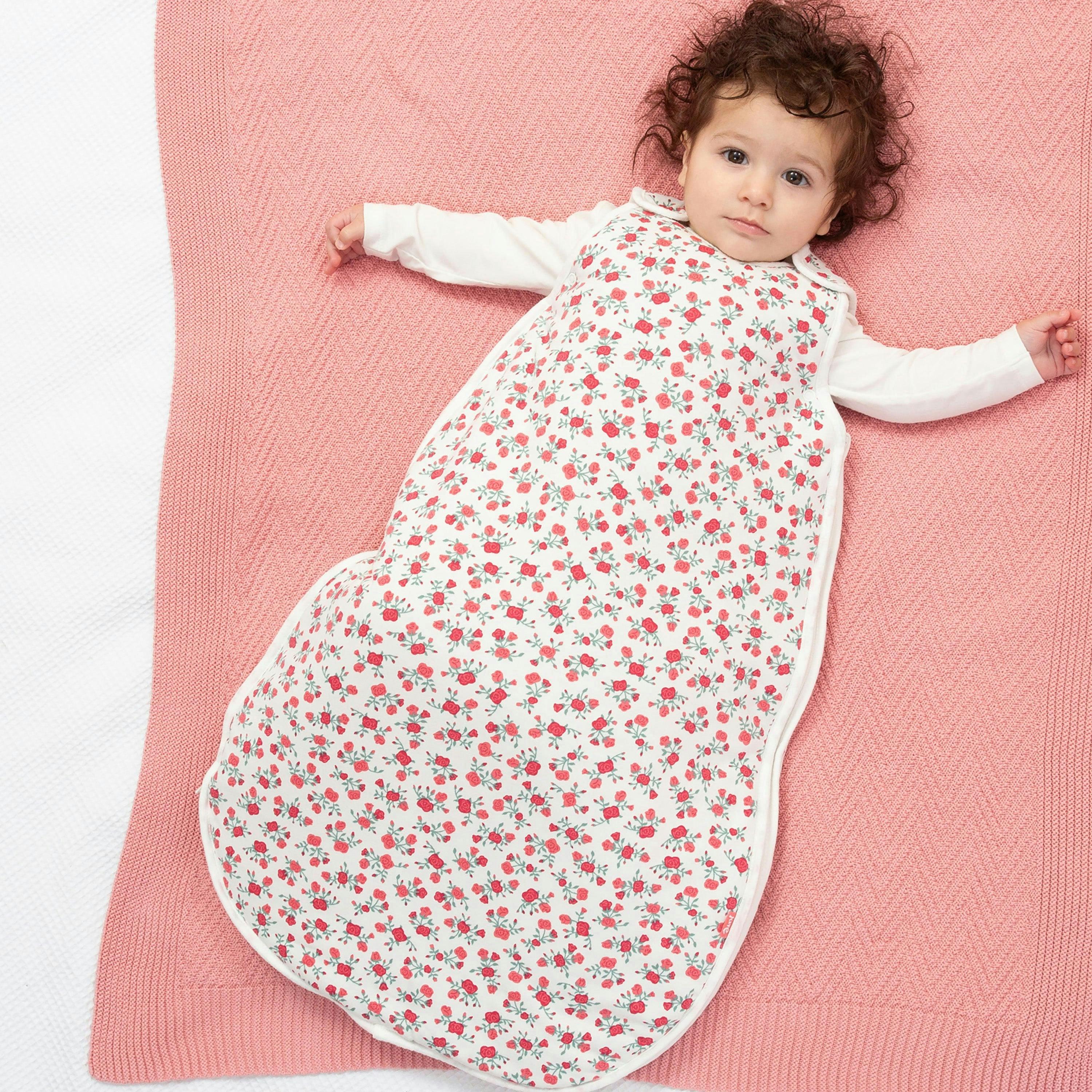 Kids Organic Rosey Posey Sleep Bag , view 2 of 3
