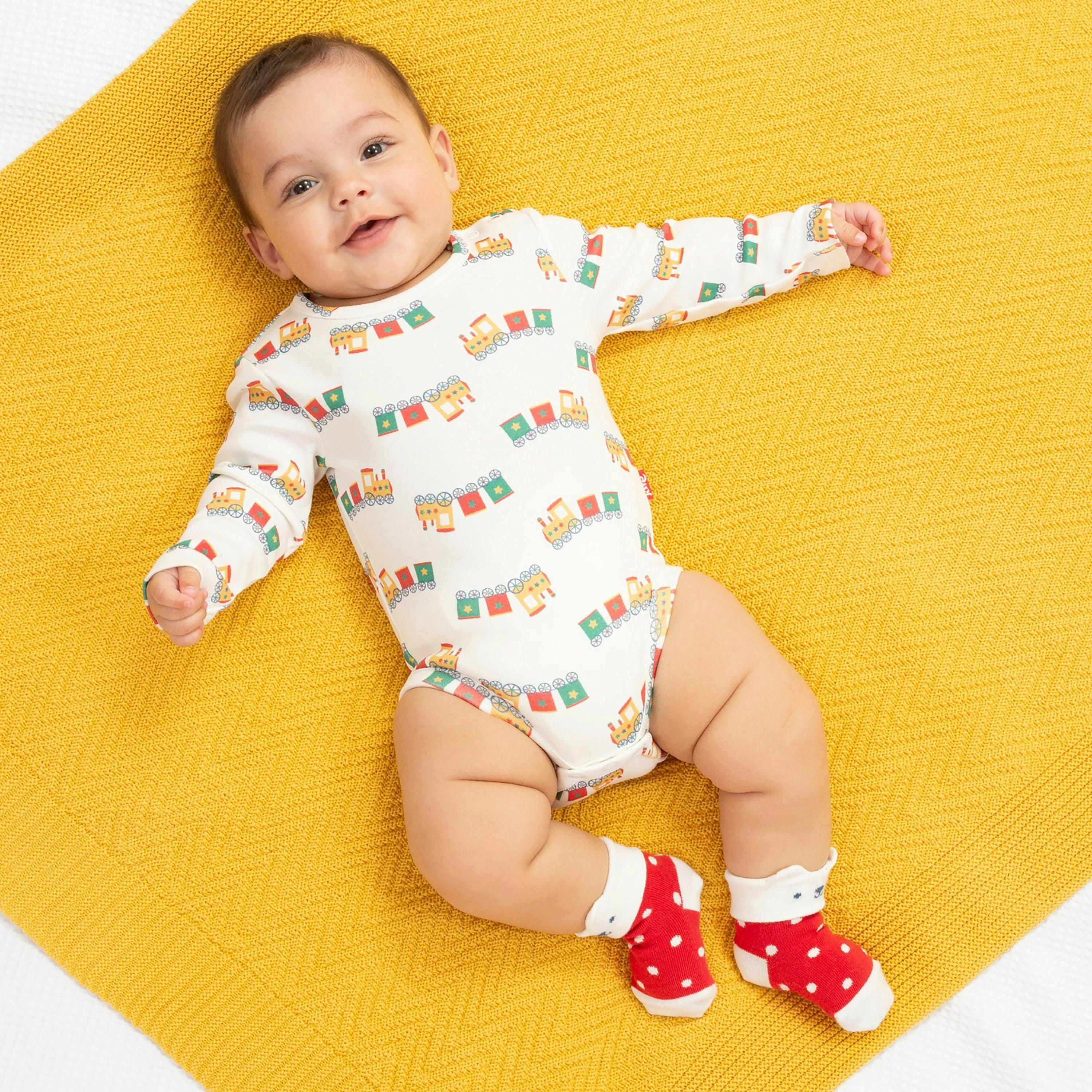 Baby Organic Hello Bear Socks , view 2 of 3