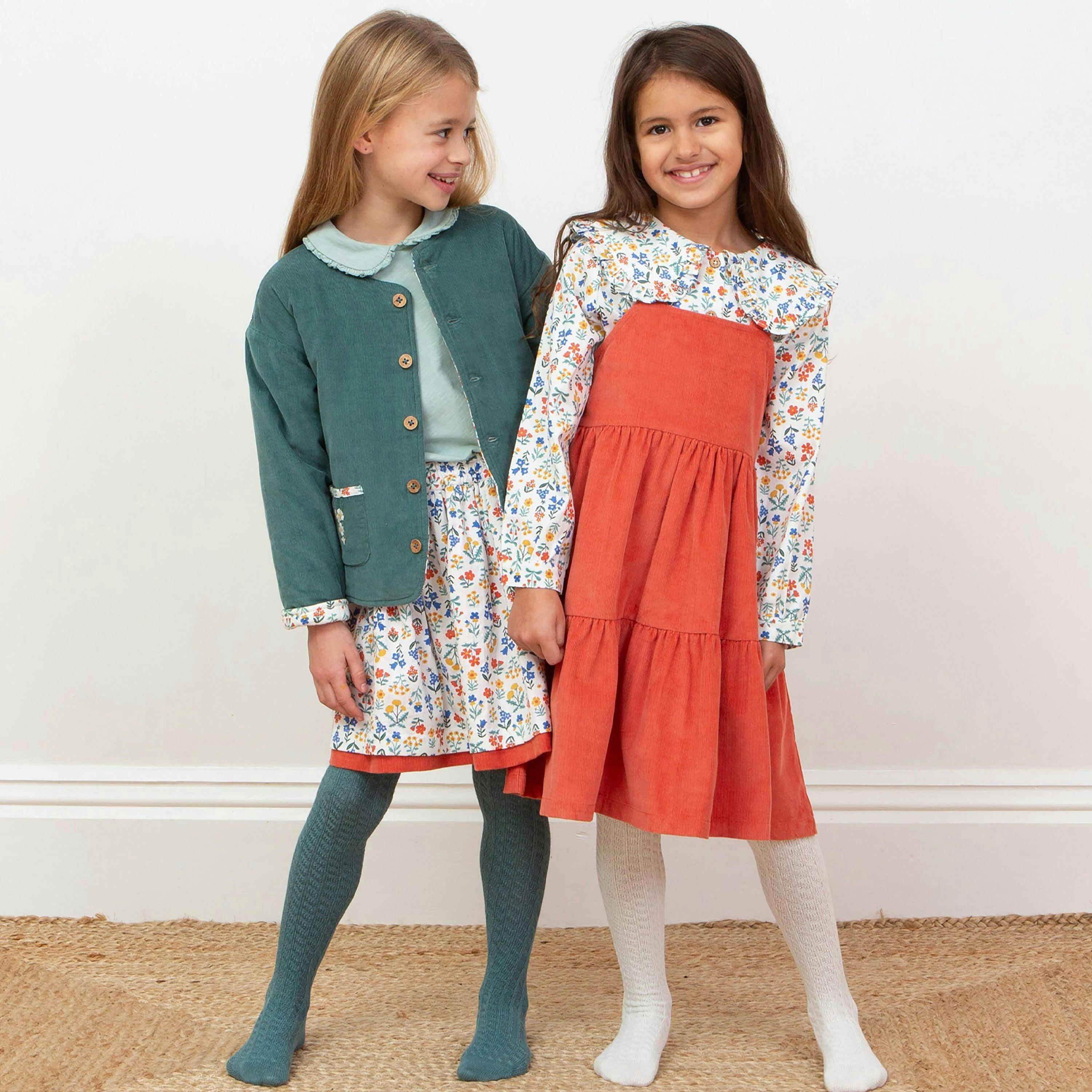 Kids Organic Waterfall Pinafore , view 5 of 6