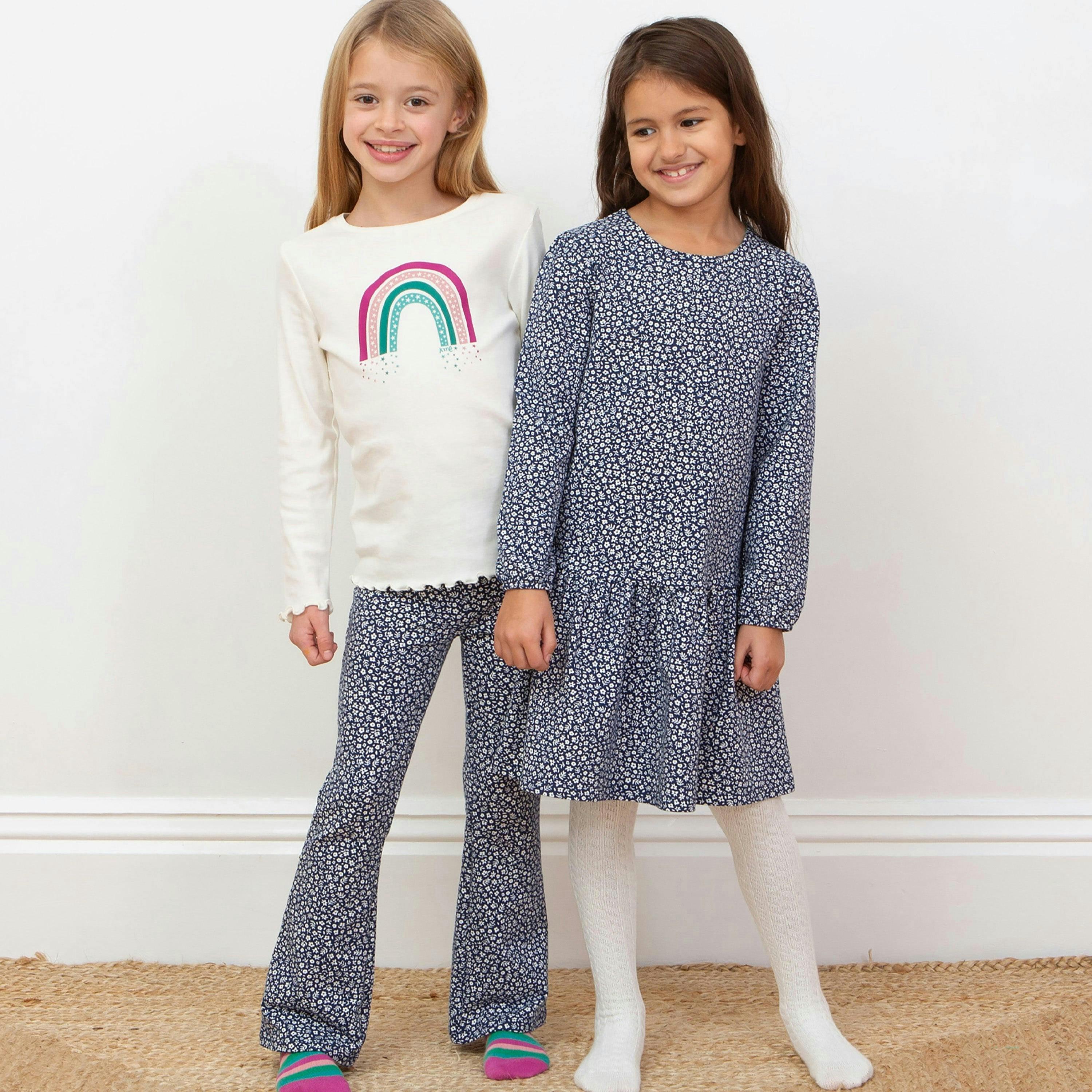 Kids Organic Pixie Petals Cosy Dress , view 4 of 6