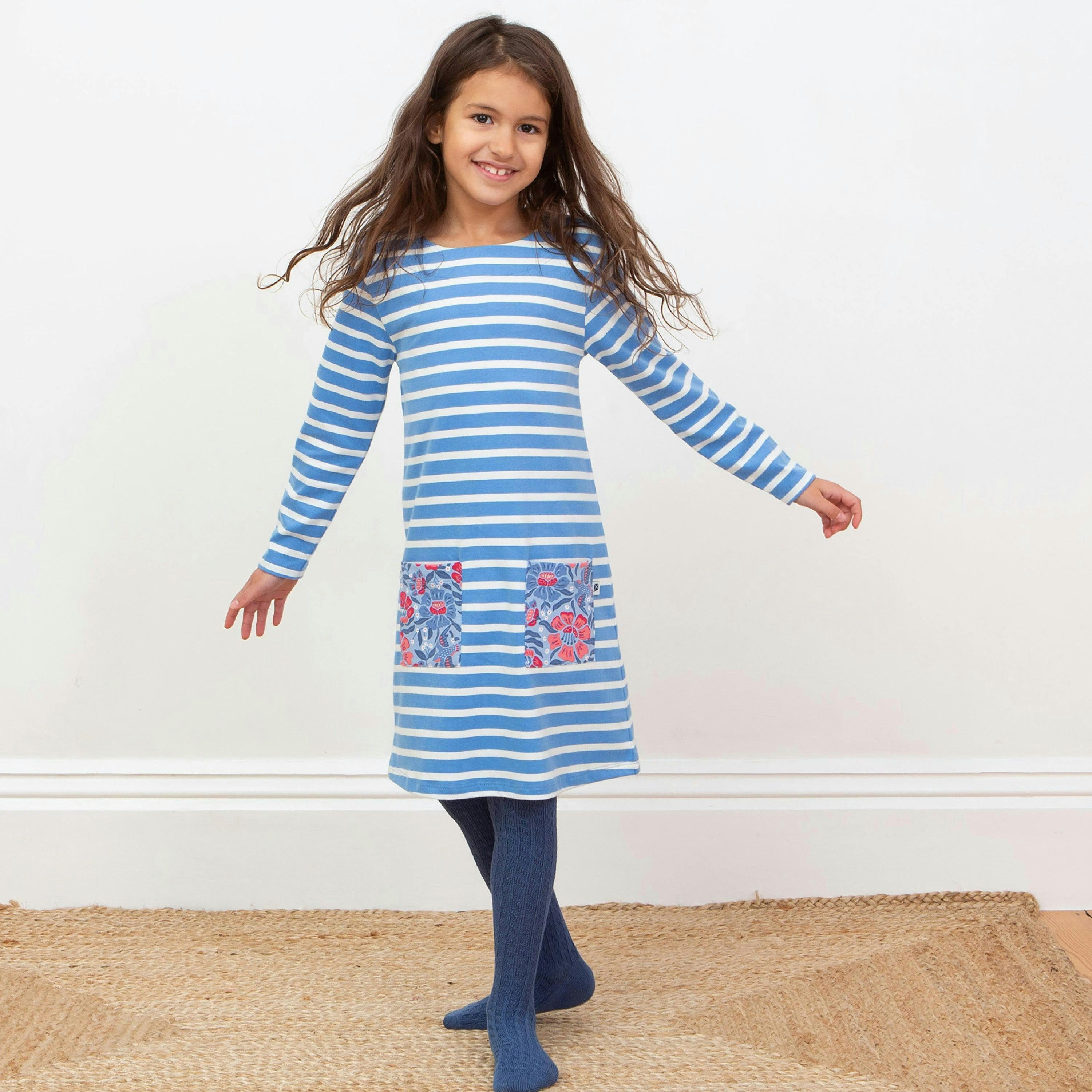 Kids Organic Durdle Door Dress , view 2 of 3