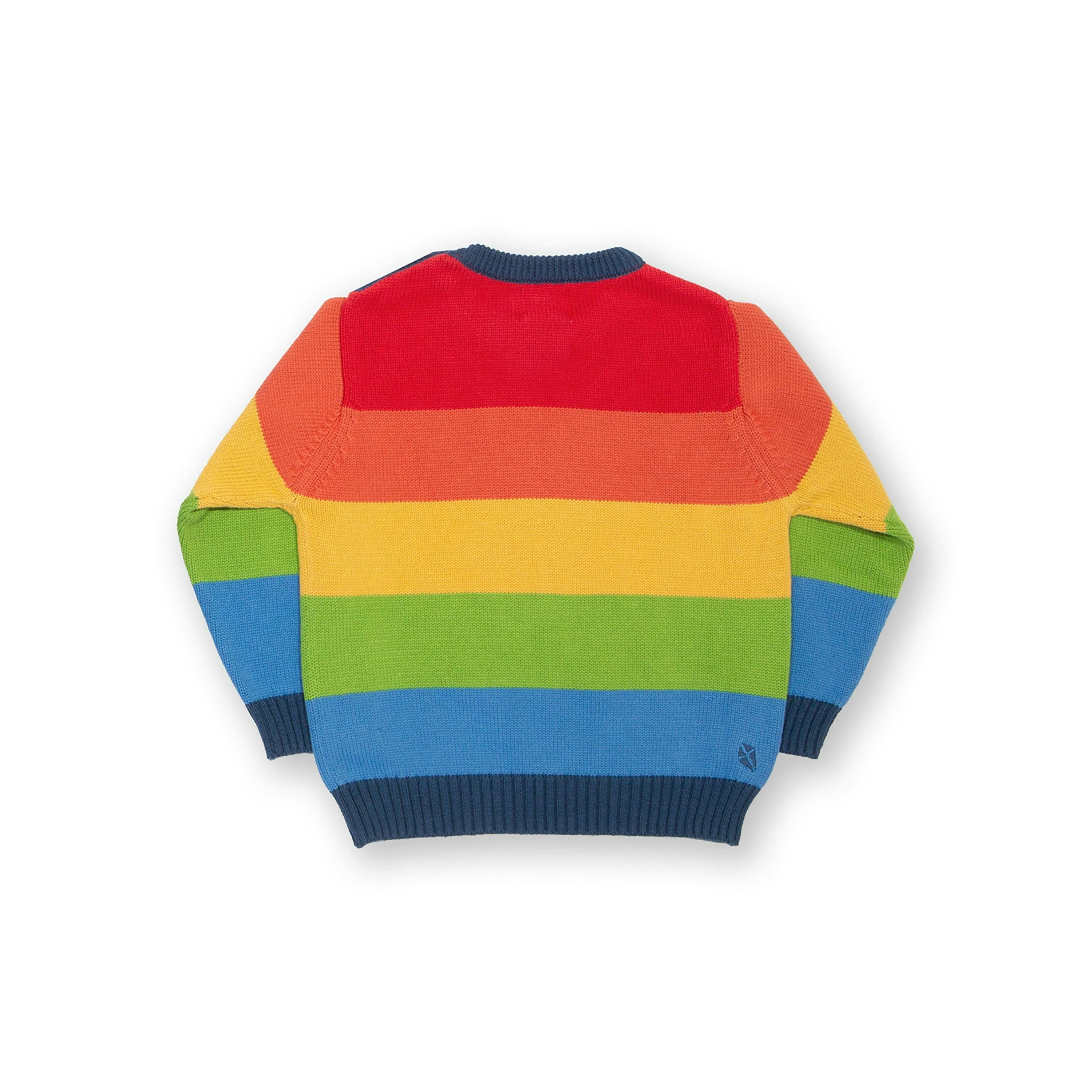 Kids Organic Rainbow Star Jumper , view 4 of 4