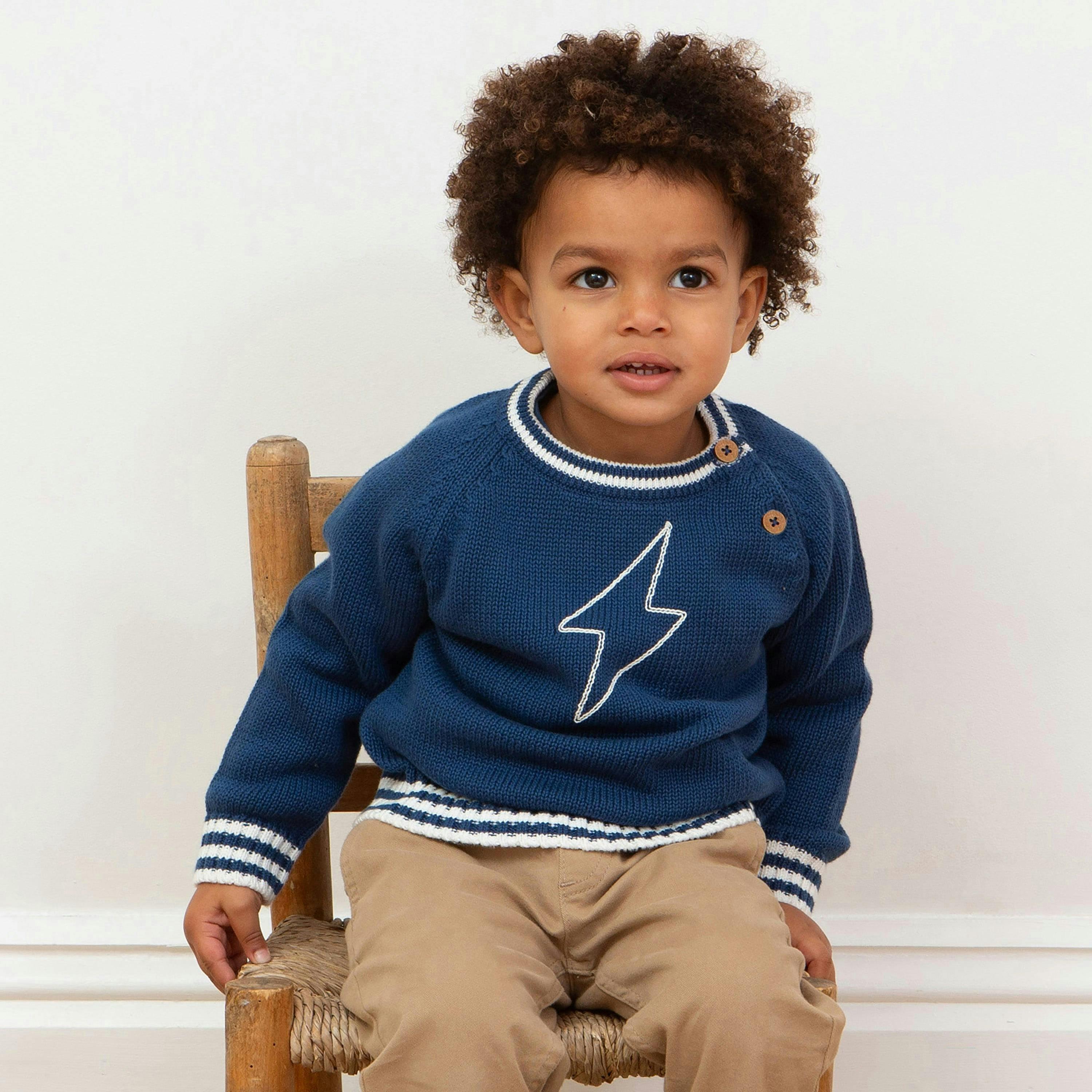 Kids Organic Super Strike Jumper , view 2 of 4