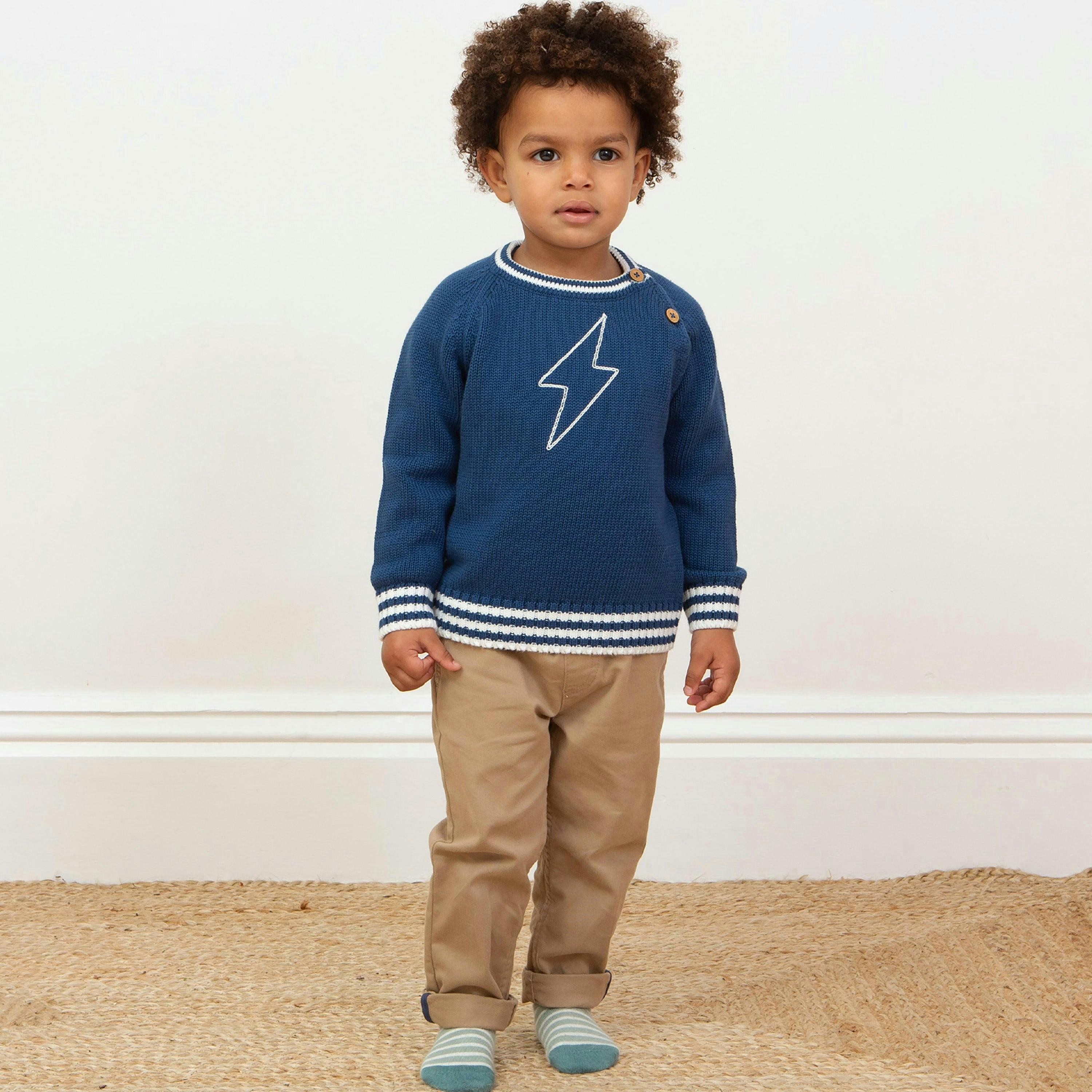 Kids Organic Super Strike Jumper , view 3 of 4