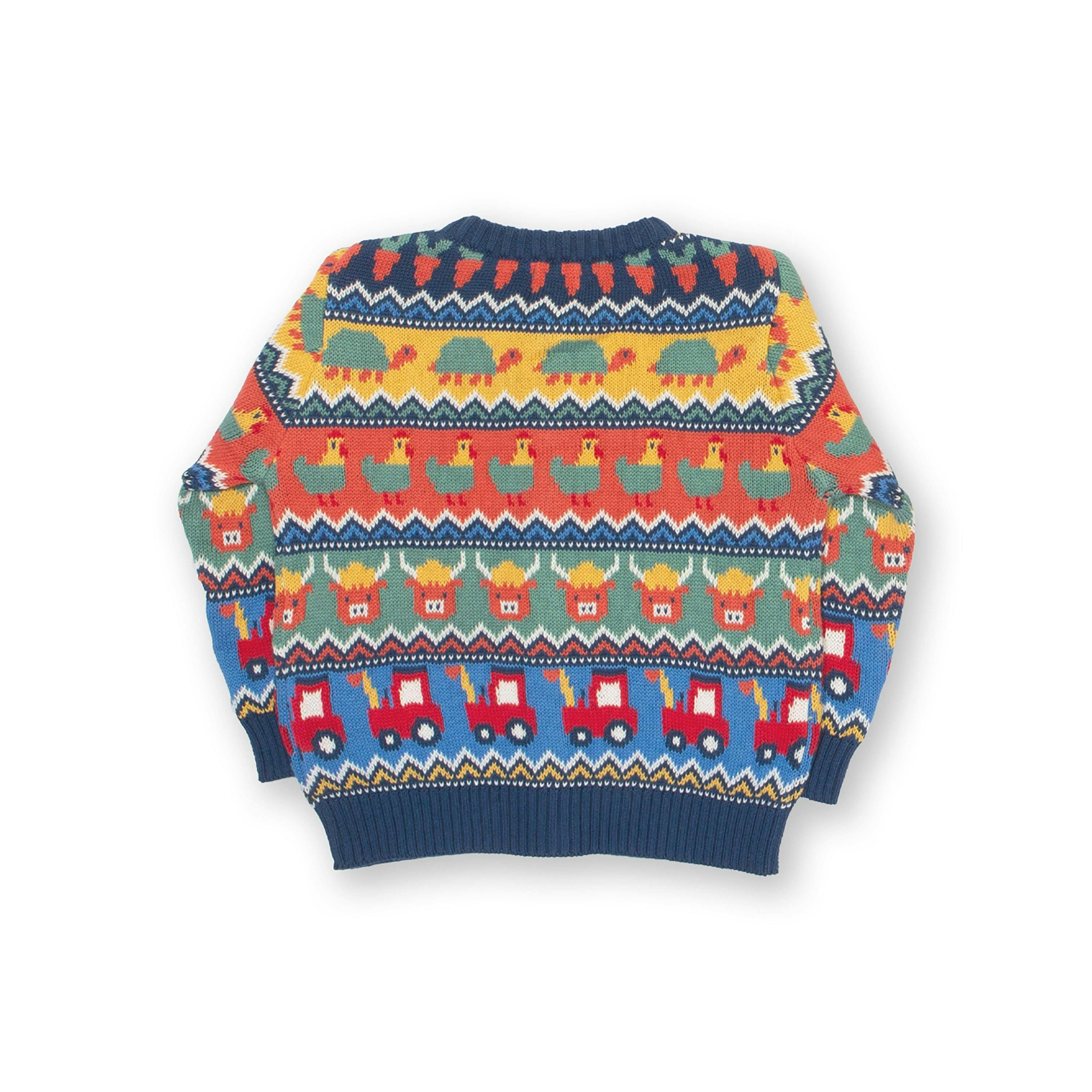 Kids Organic Kaleidoscope Cardi , view 4 of 4