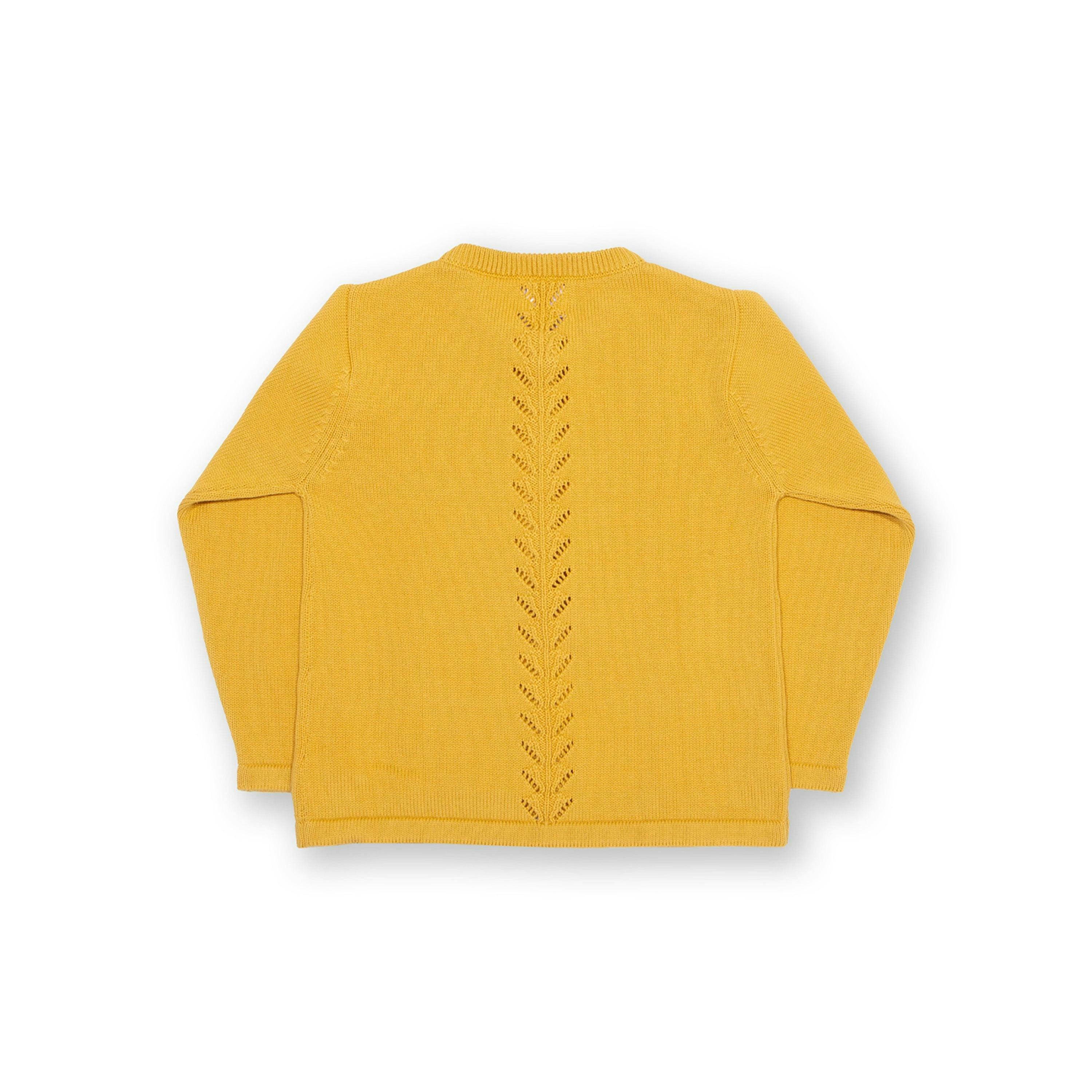 Kids Organic Together Cardi Ochre , view 5 of 5