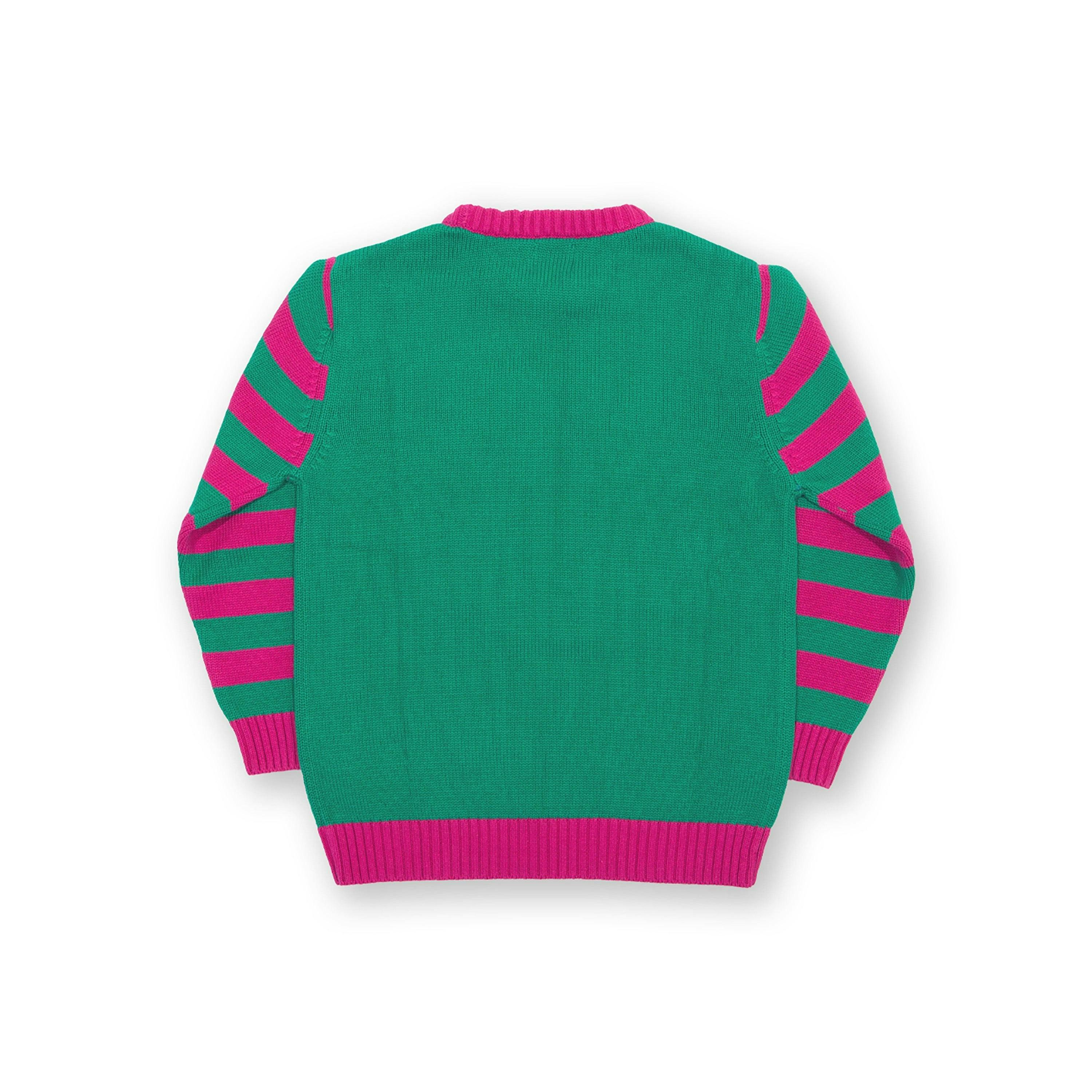 Kids Organic Happy Flower Jumper , view 4 of 4
