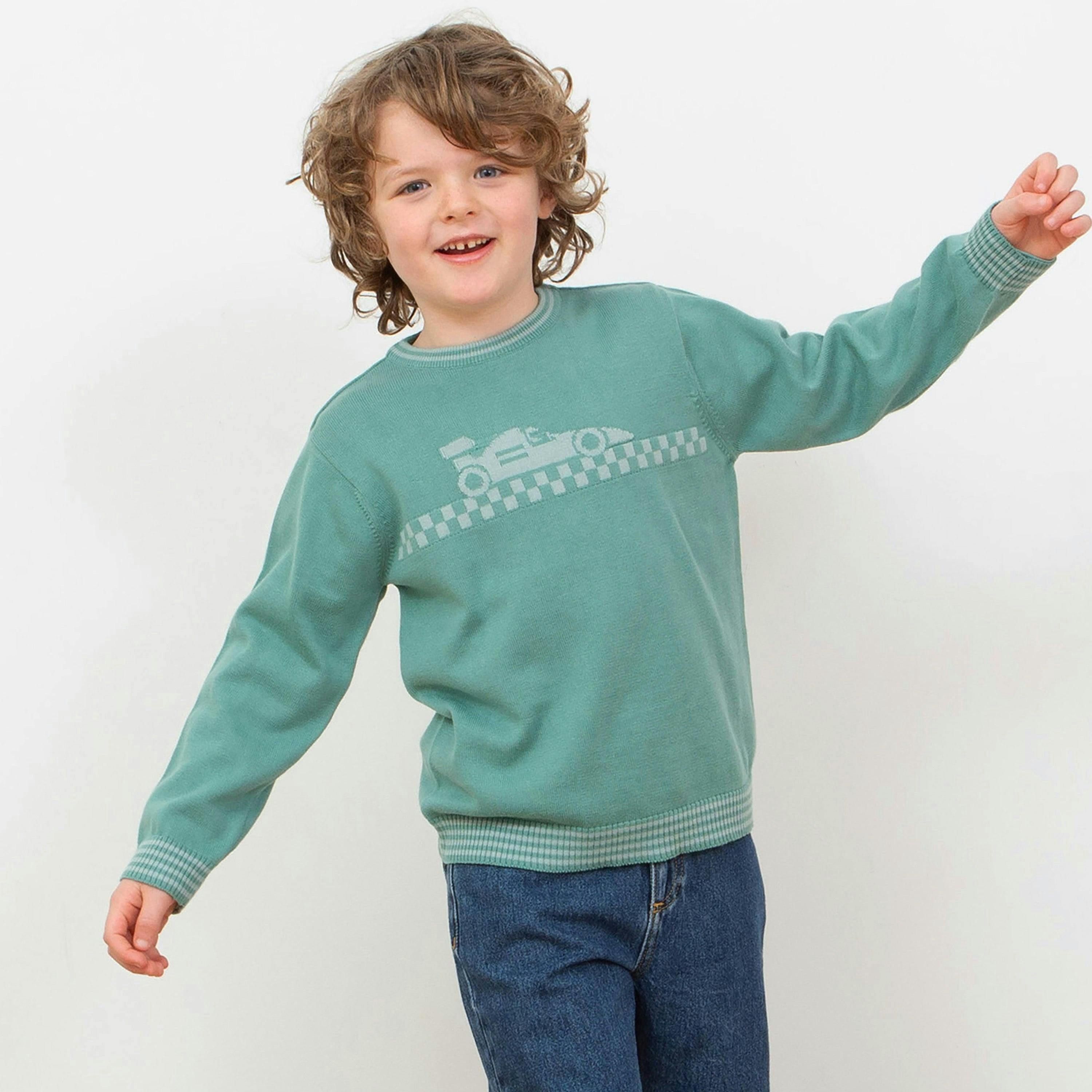 Kids Organic E-Prix Jumper , view 2 of 4