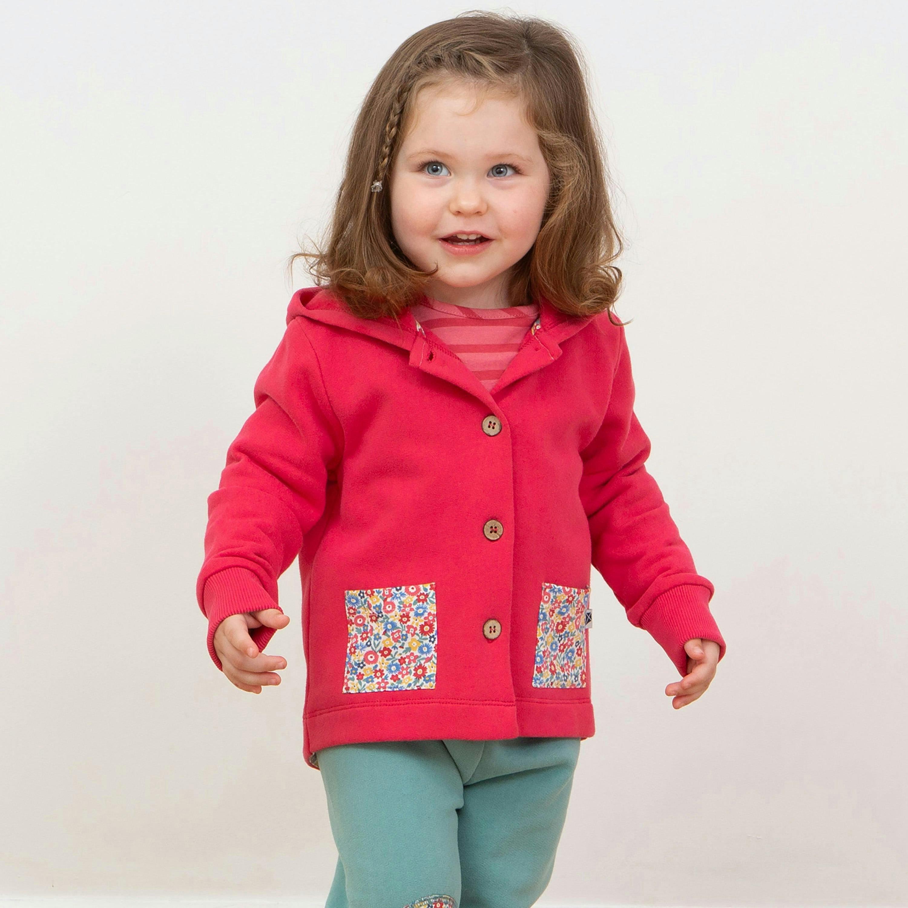 Kids Organic Ditsy Tales Hoody , view 2 of 4