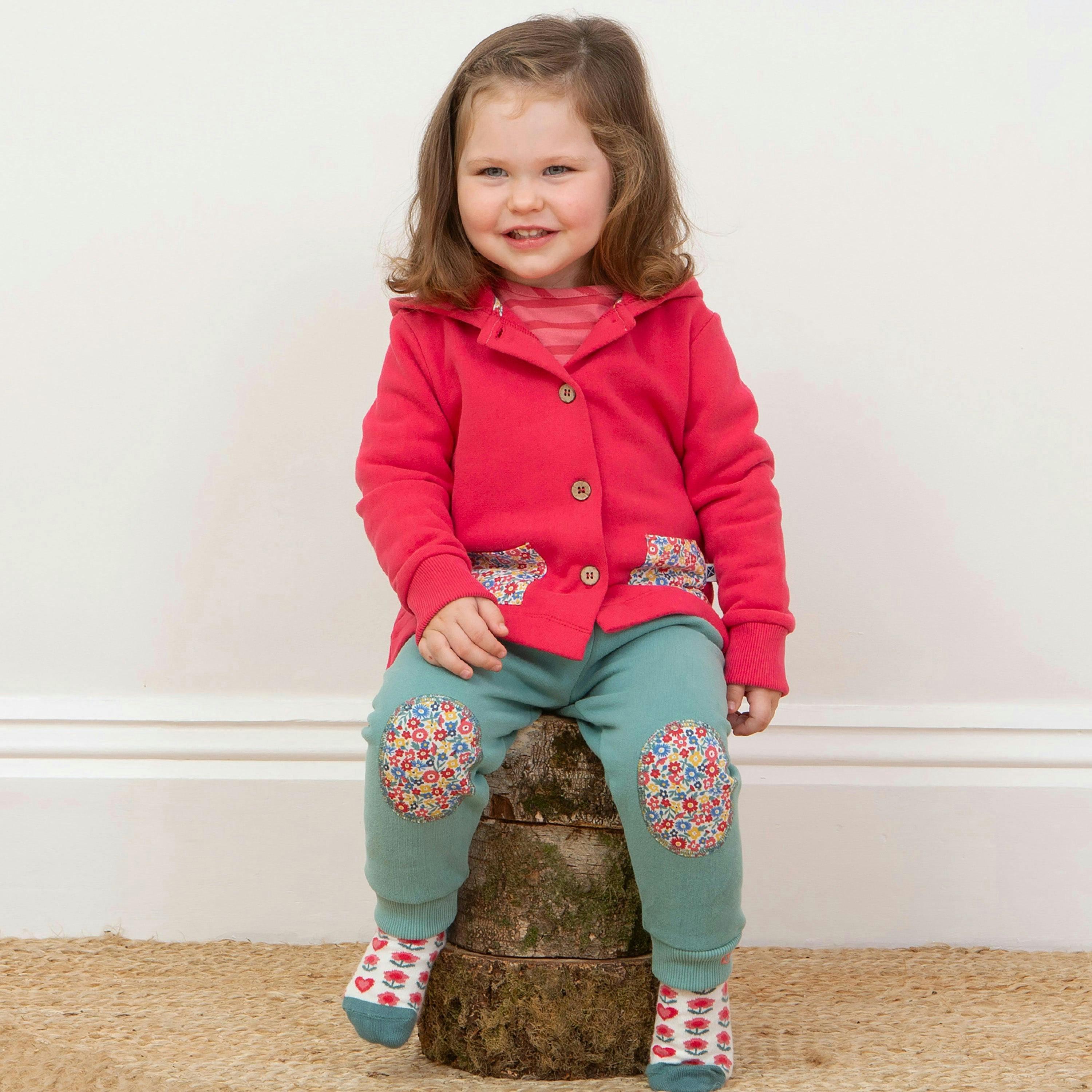 Kids Organic Ditsy Tales Hoody , view 3 of 4