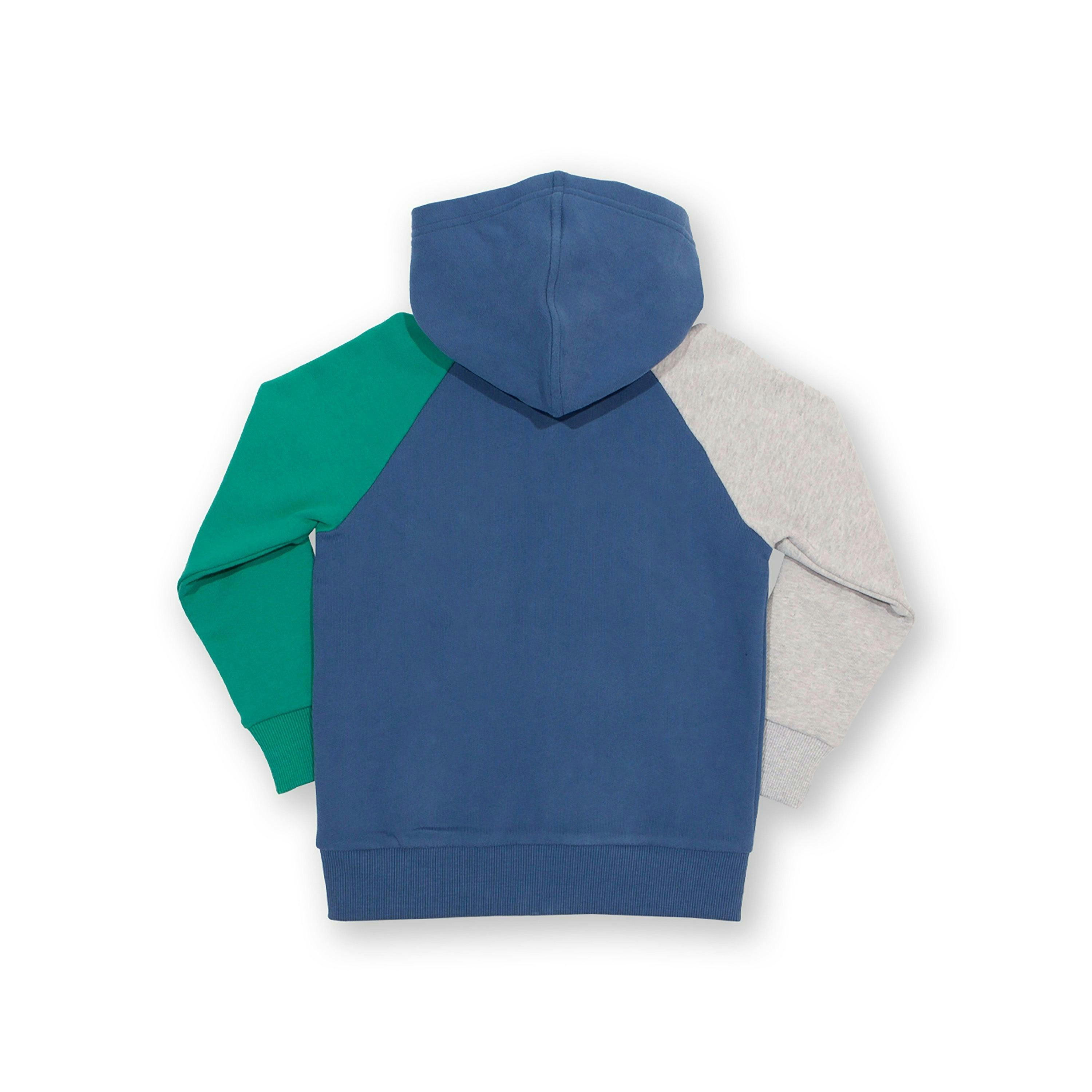 Kids Organic Colour Block Hoody , view 4 of 4