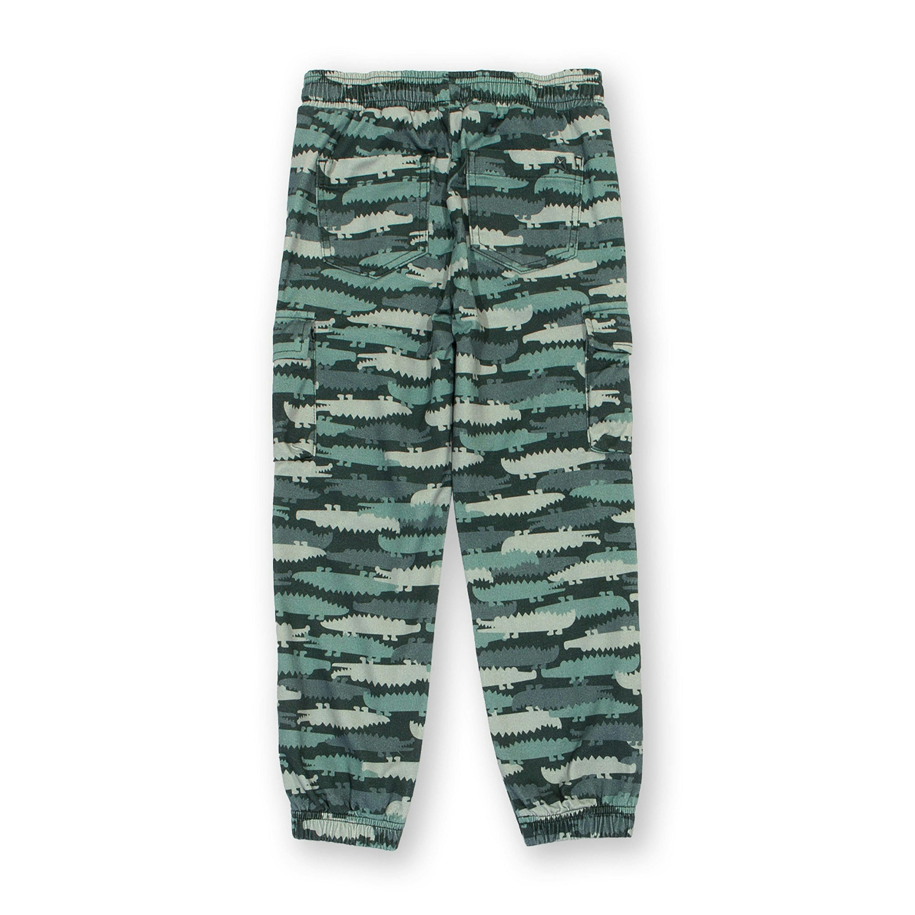 Kids Organic Croc Camo Cargos , view 5 of 5