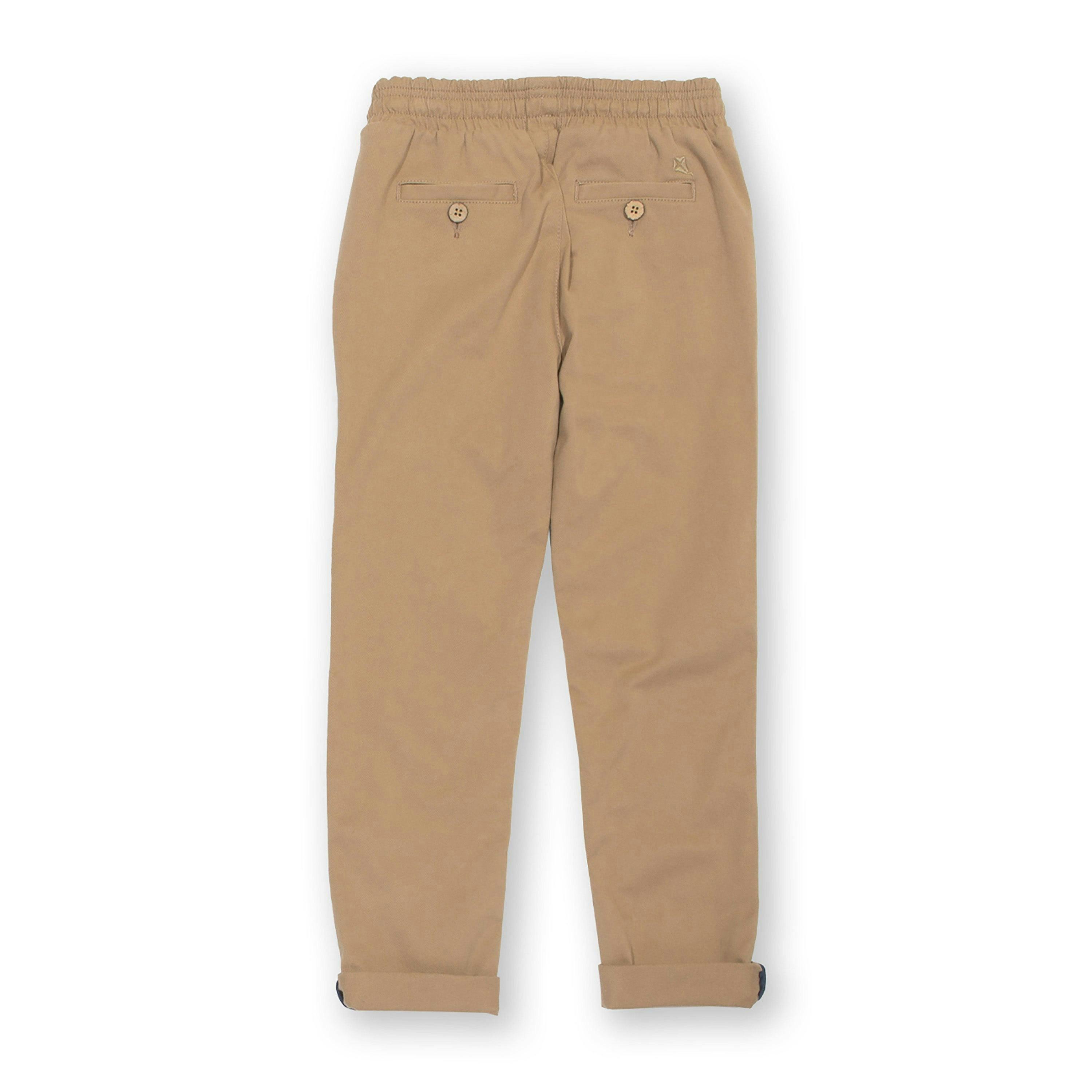 Kids Organic Comfy Chinos Dune , view 4 of 4