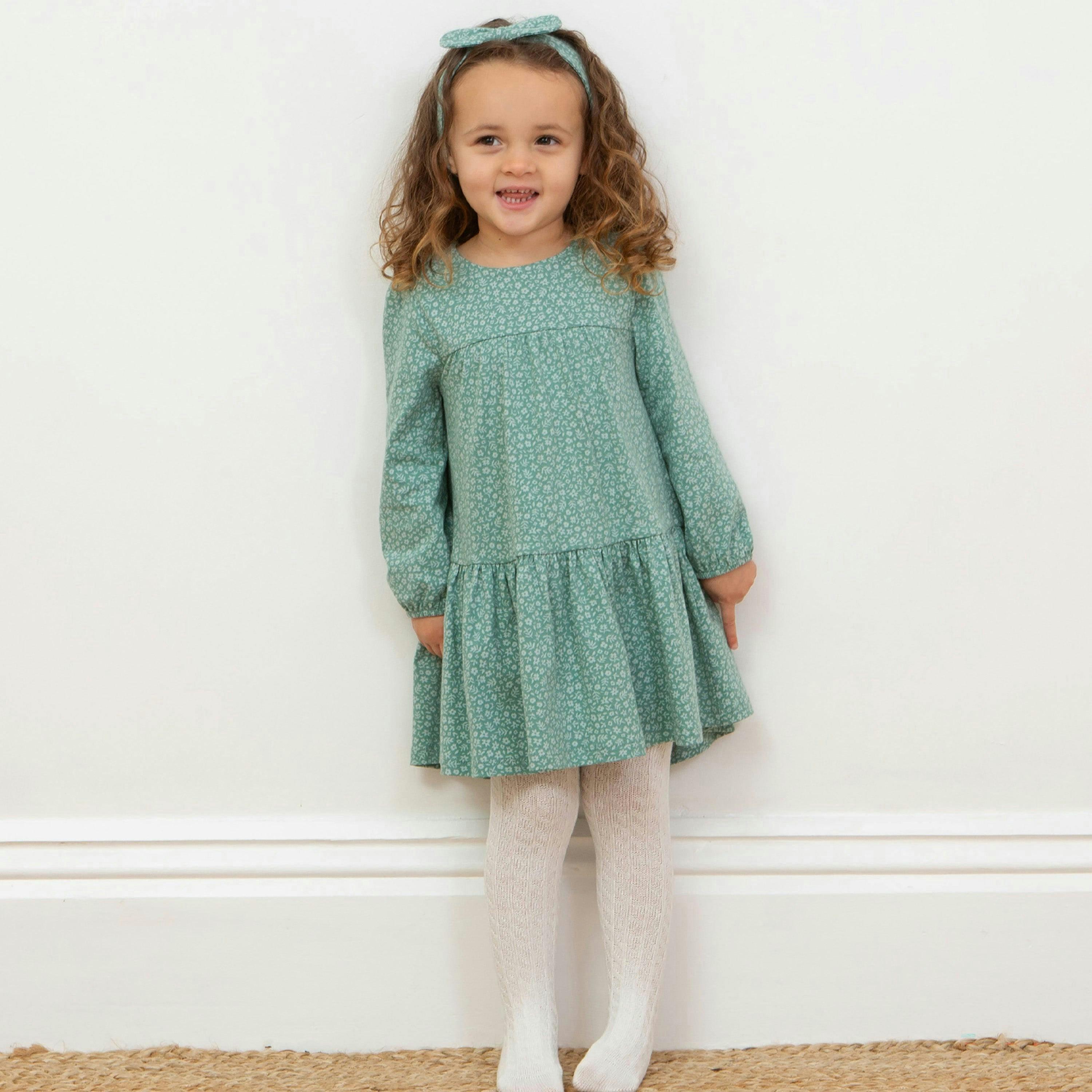 Kids Organic Pixie Petals Dress , view 2 of 4