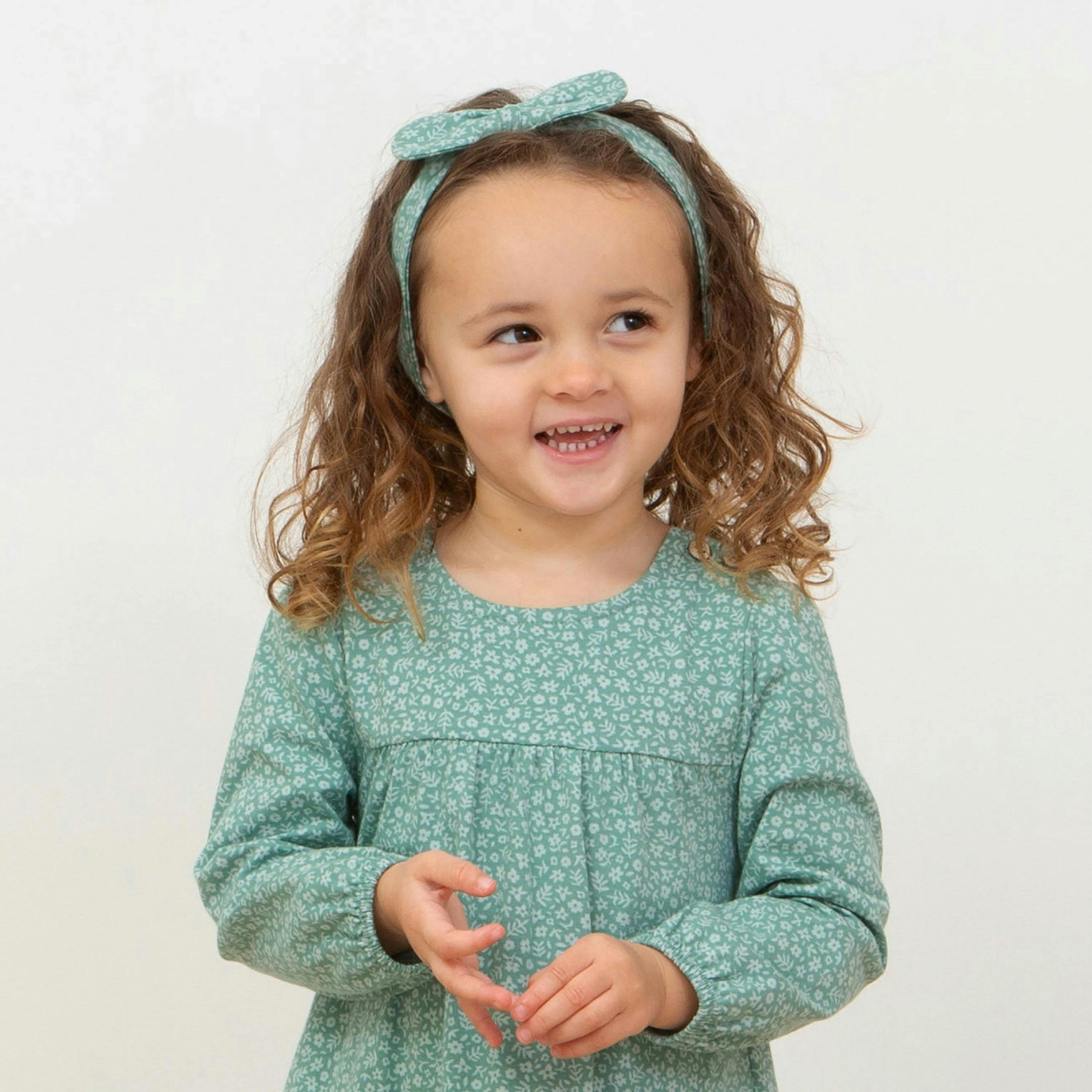 Kids Organic Pixie Petals Dress , view 3 of 4