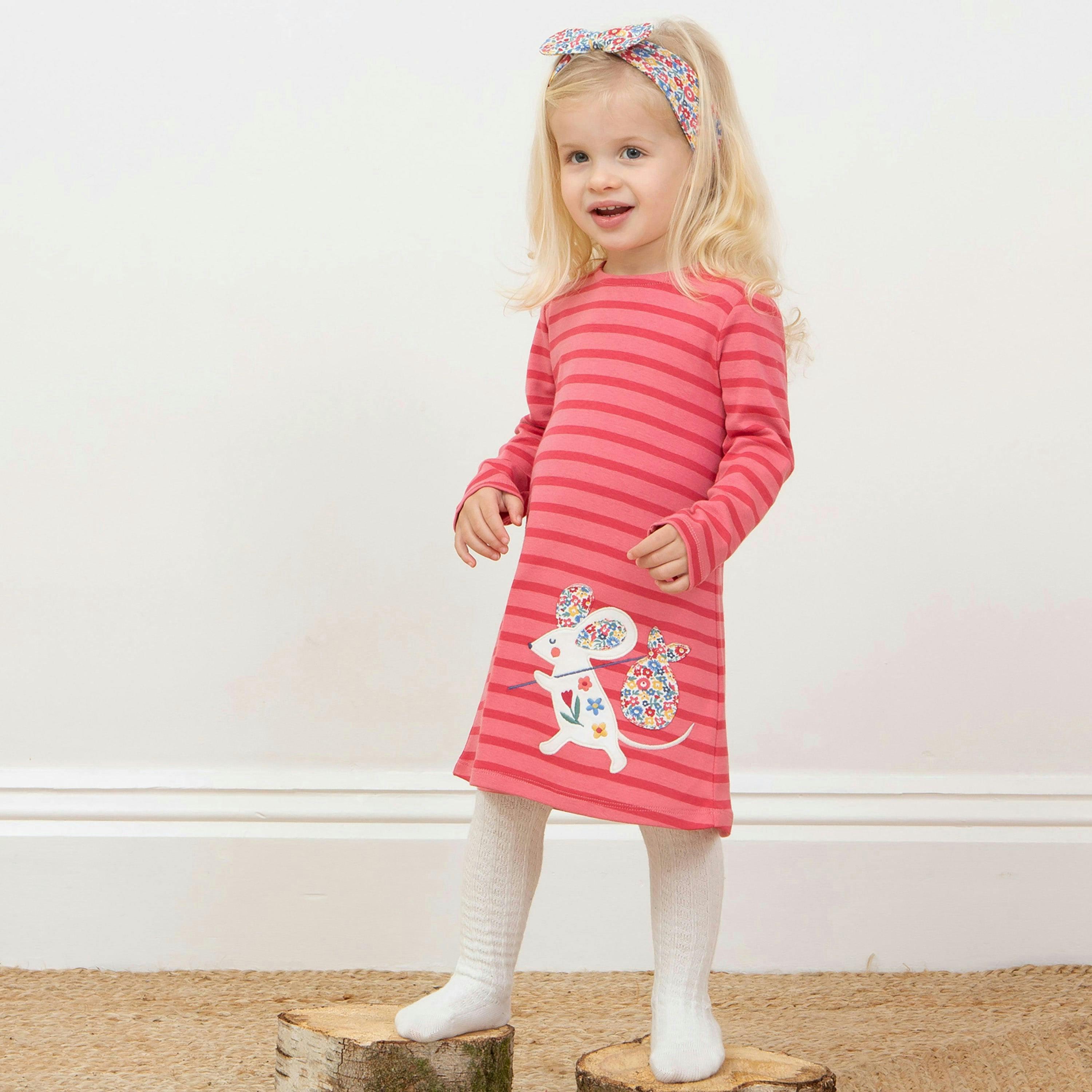 Kids Organic Mouse And About Dress , view 2 of 3