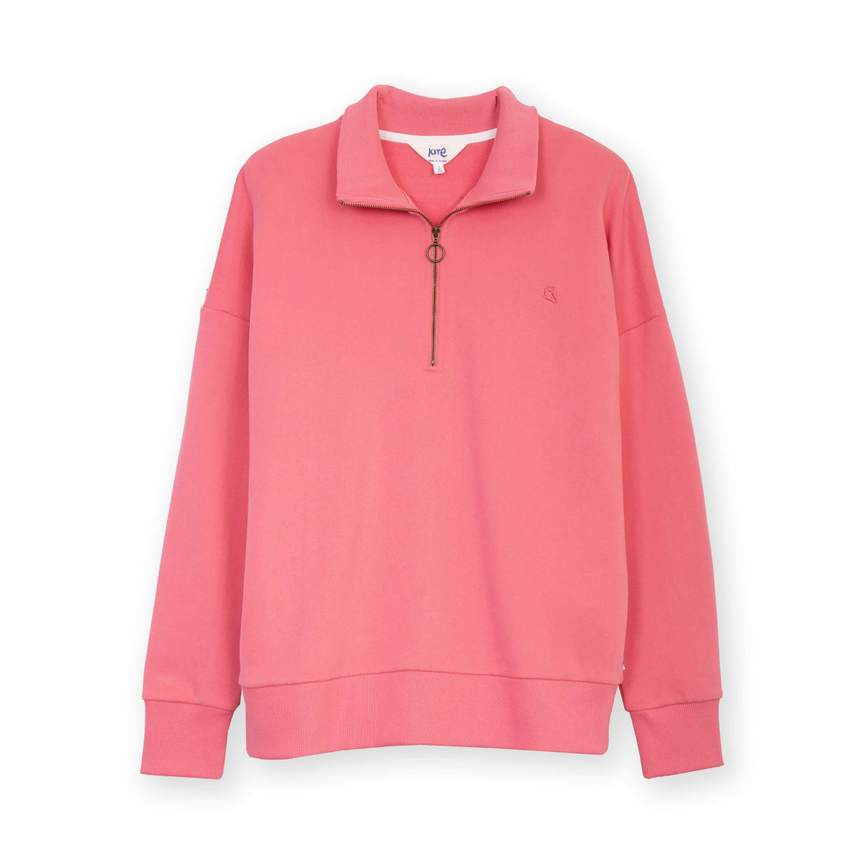 Organic Watercombe 1/4 Zip Sweatshirt , view 2 of 5
