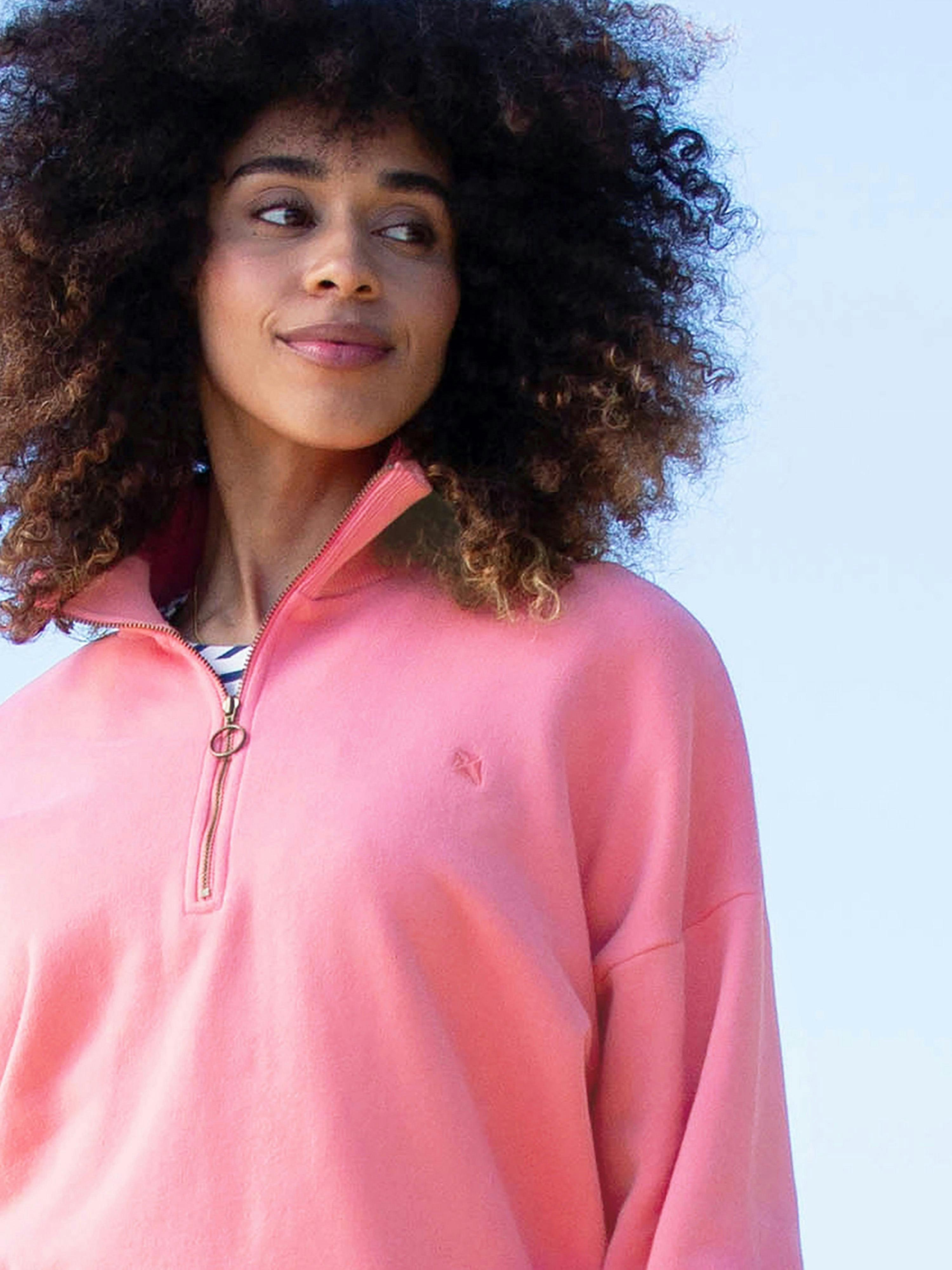 Organic Watercombe 1/4 Zip Sweatshirt , view 3 of 5