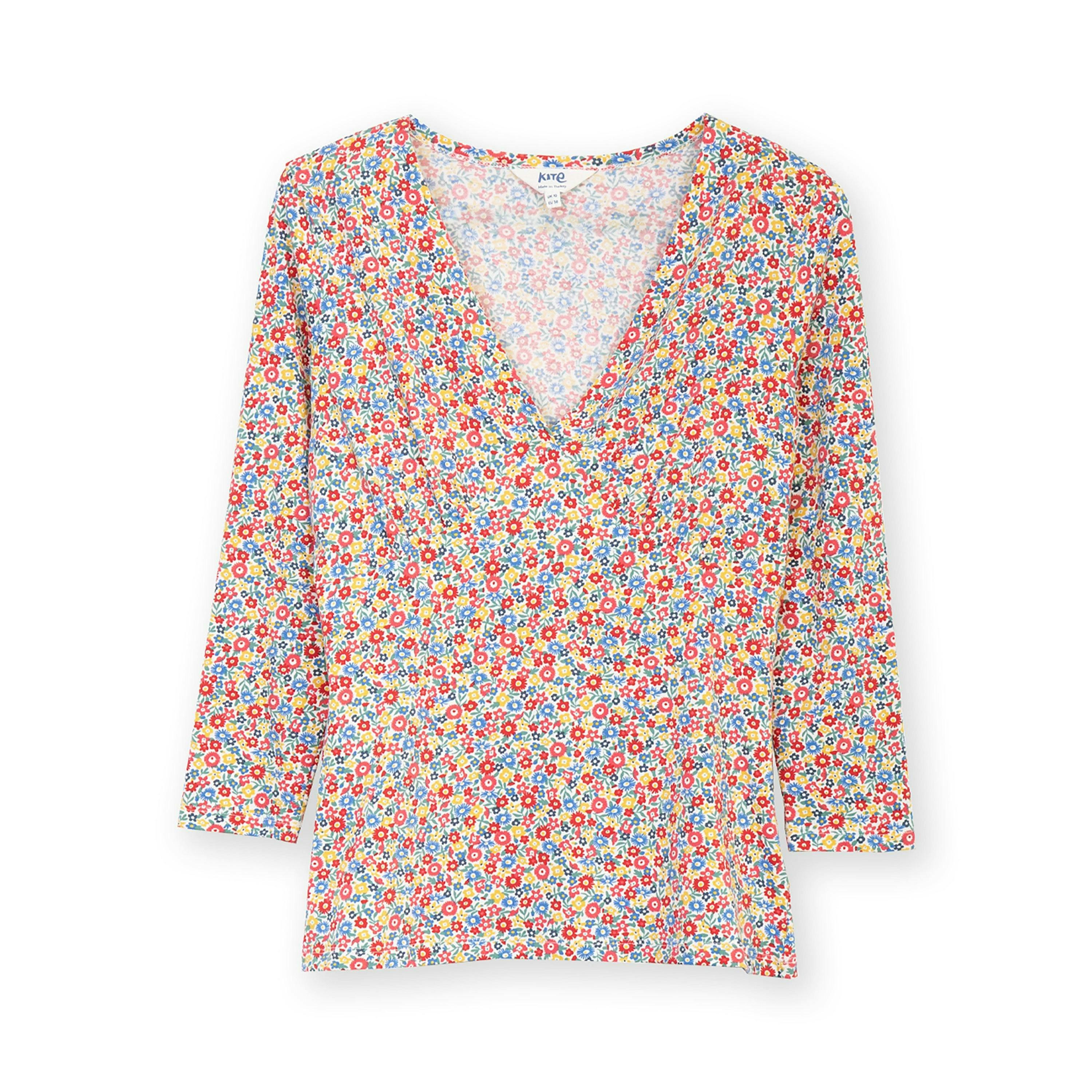 Organic Cheselbourne 3/4 Sleeve Jersey Top , view 2 of 4
