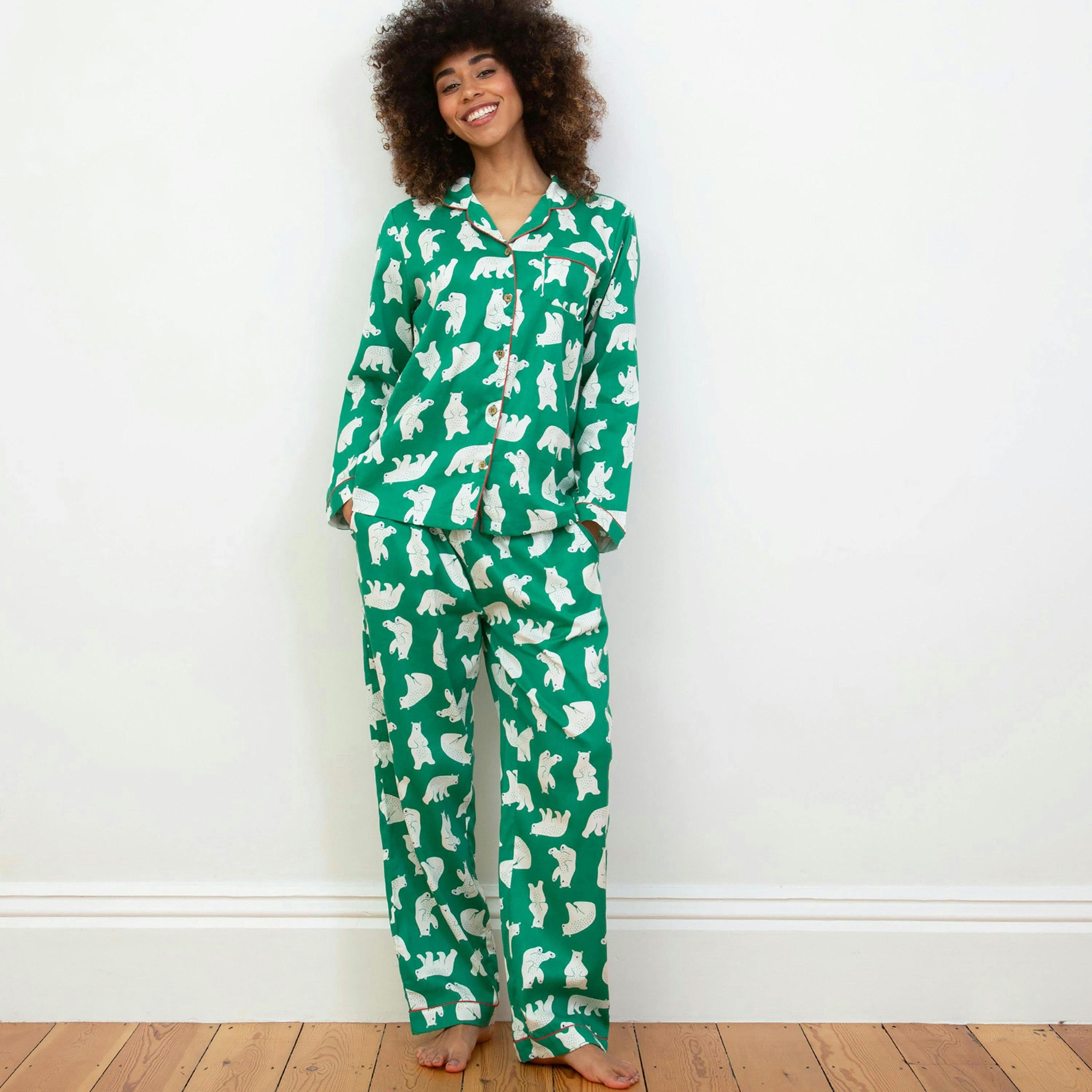Organic Haven Cosy Twill Pyjamas , view 3 of 4