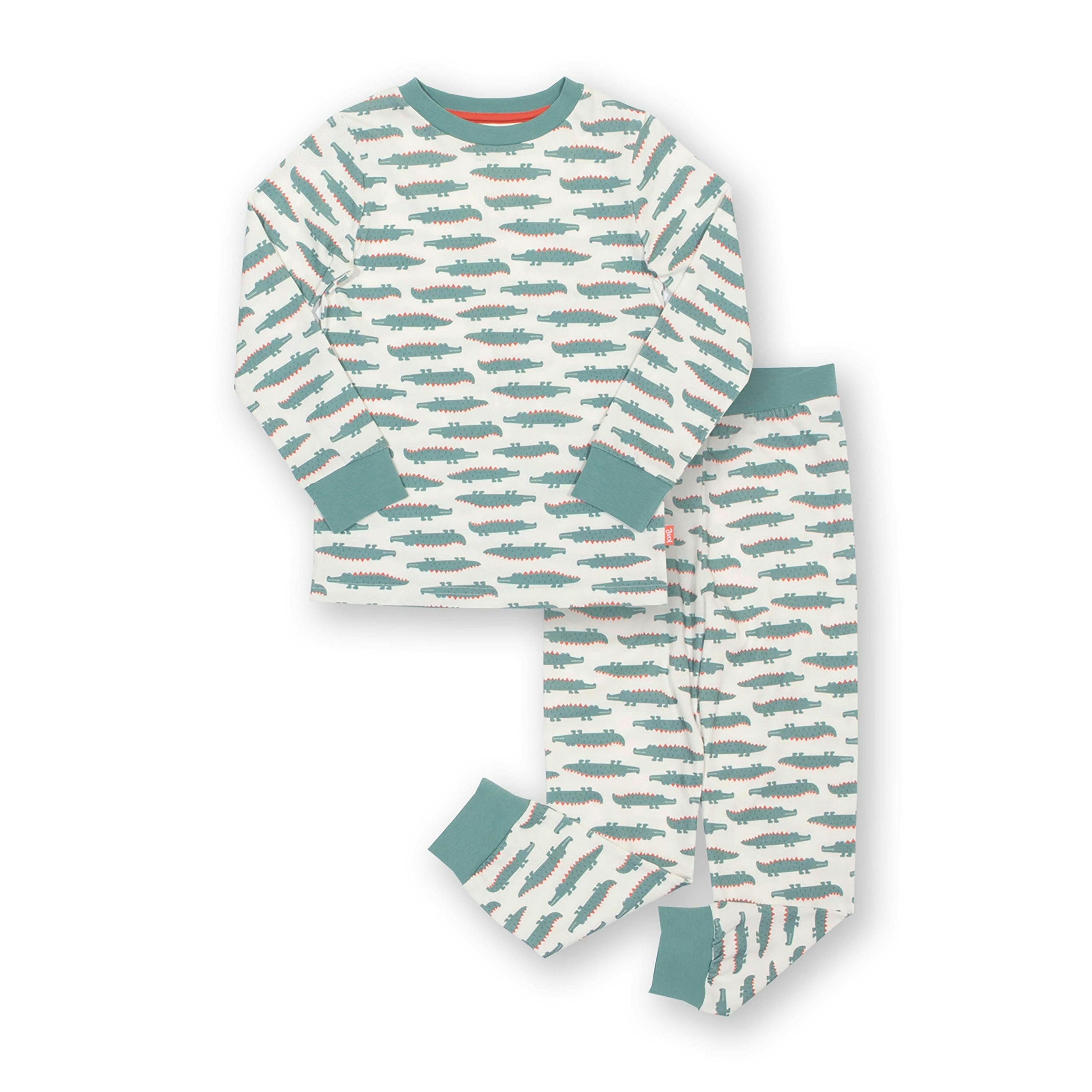 Kids Organic Captain Croc Pyjamas , view 5 of 6