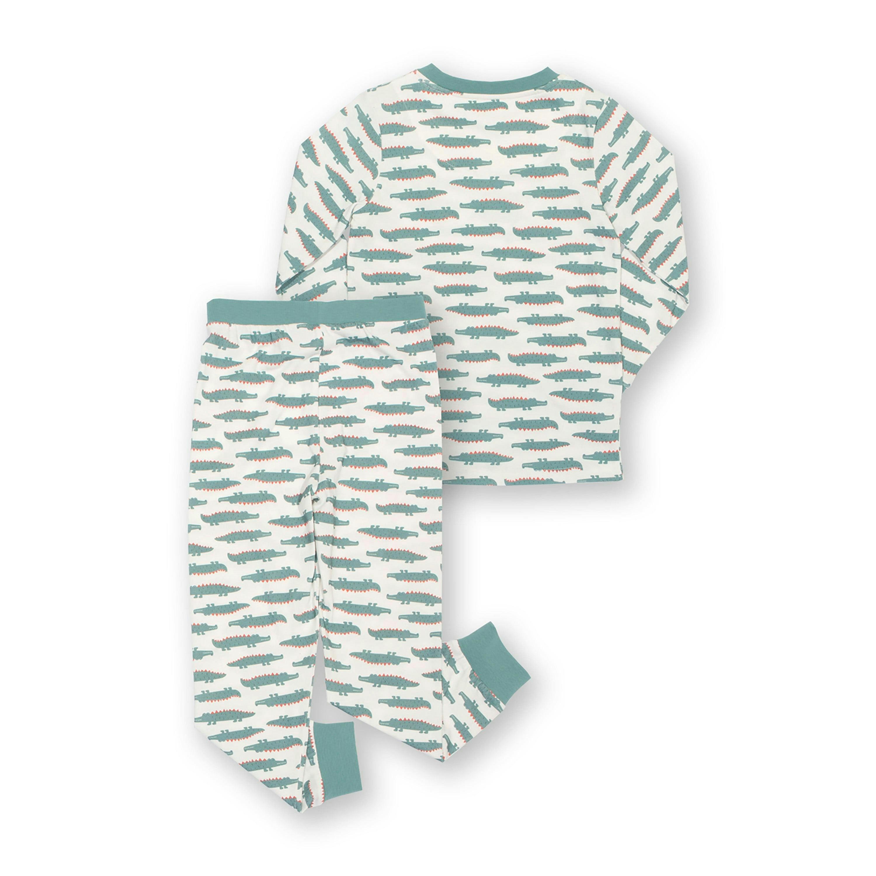 Kids Organic Captain Croc Pyjamas , view 6 of 6