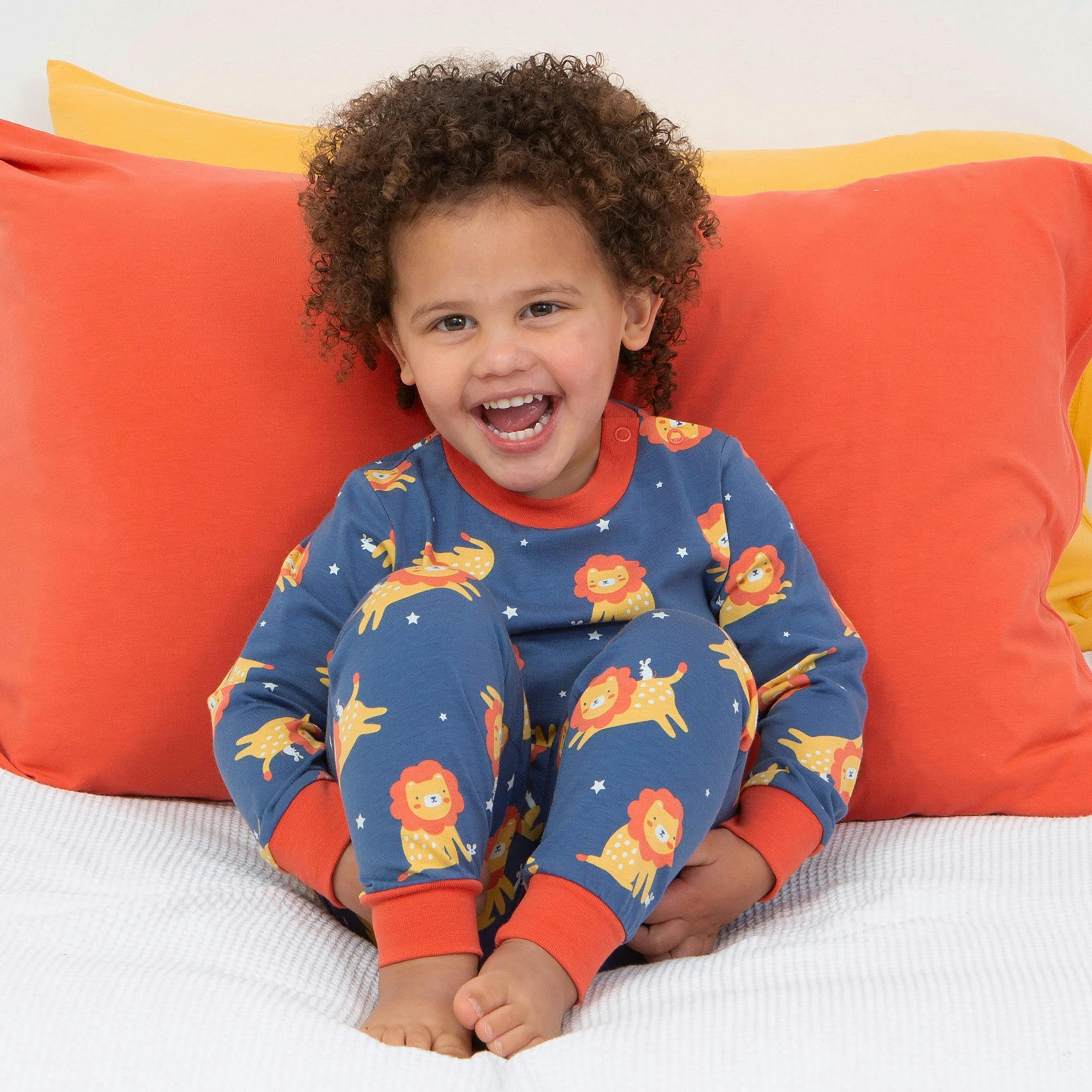 Kids Organic Lion And Mouse Pyjamas , view 2 of 6