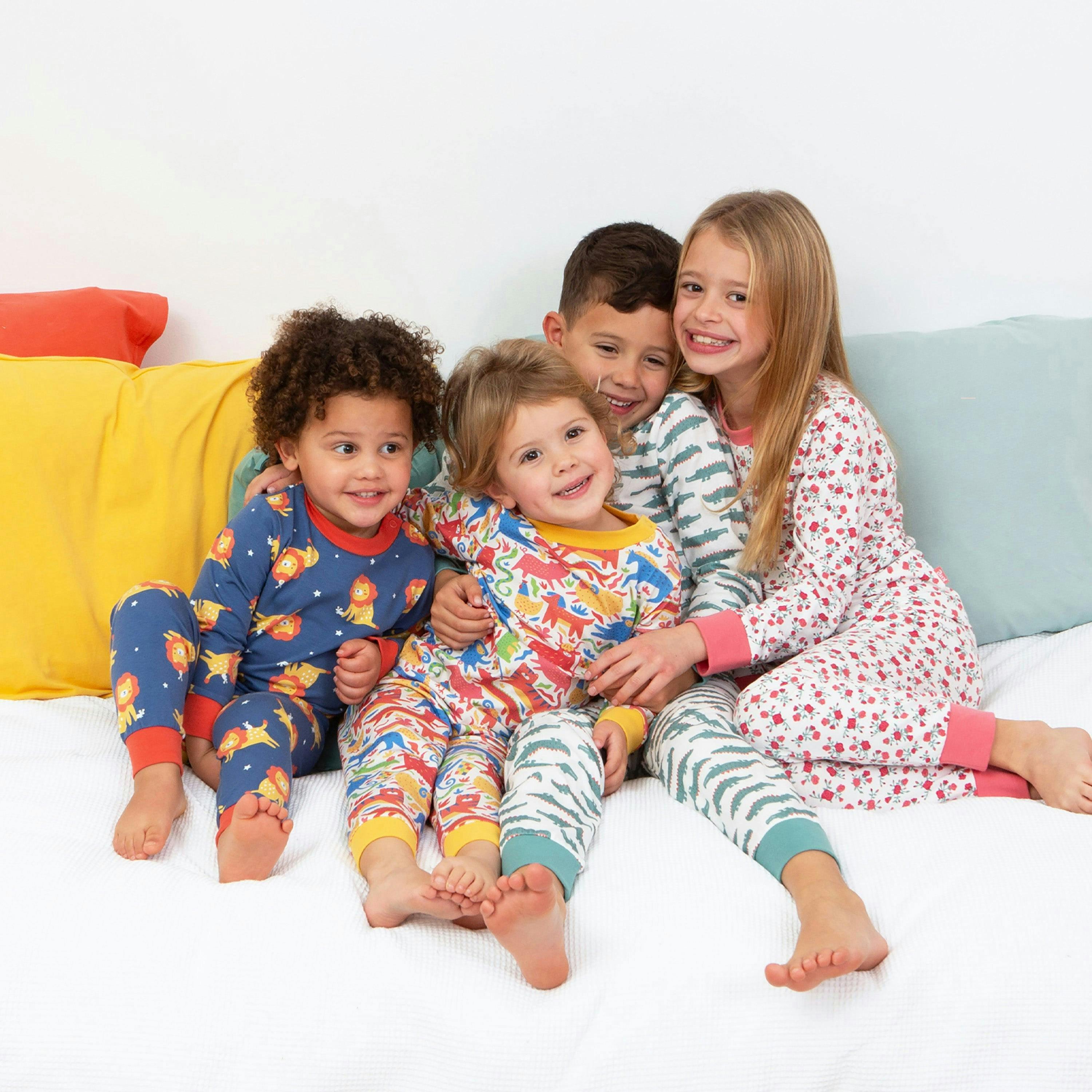 Kids Organic Lion And Mouse Pyjamas , view 4 of 6