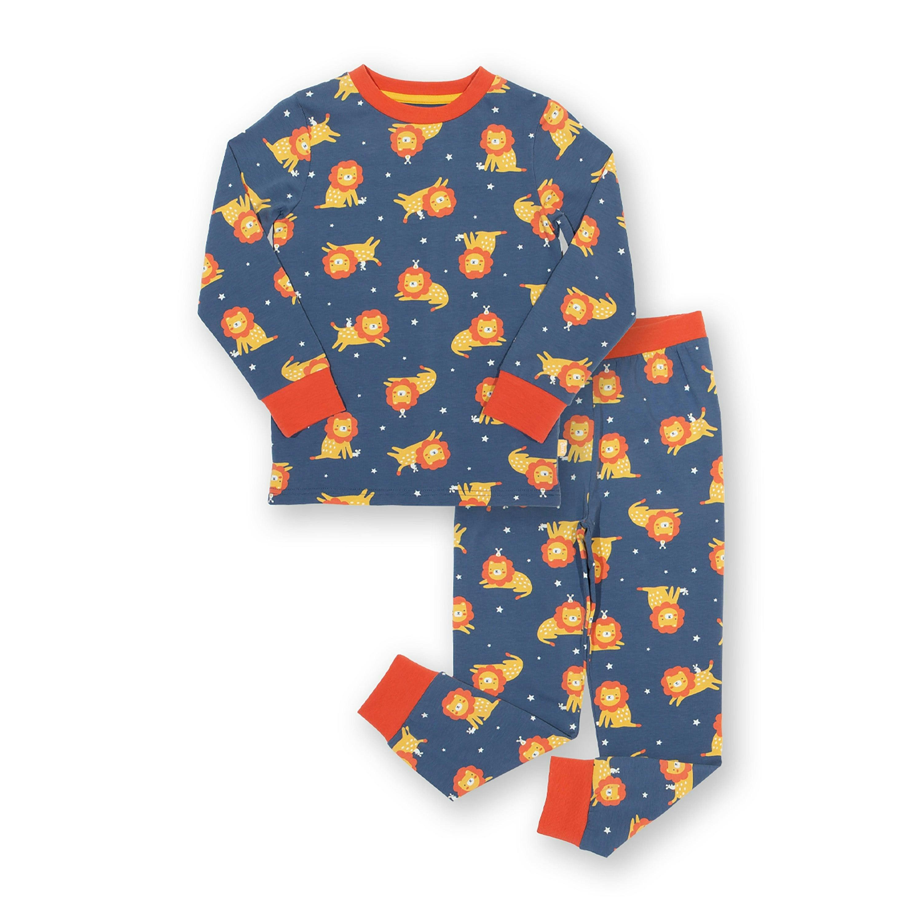 Kids Organic Lion And Mouse Pyjamas , view 5 of 6