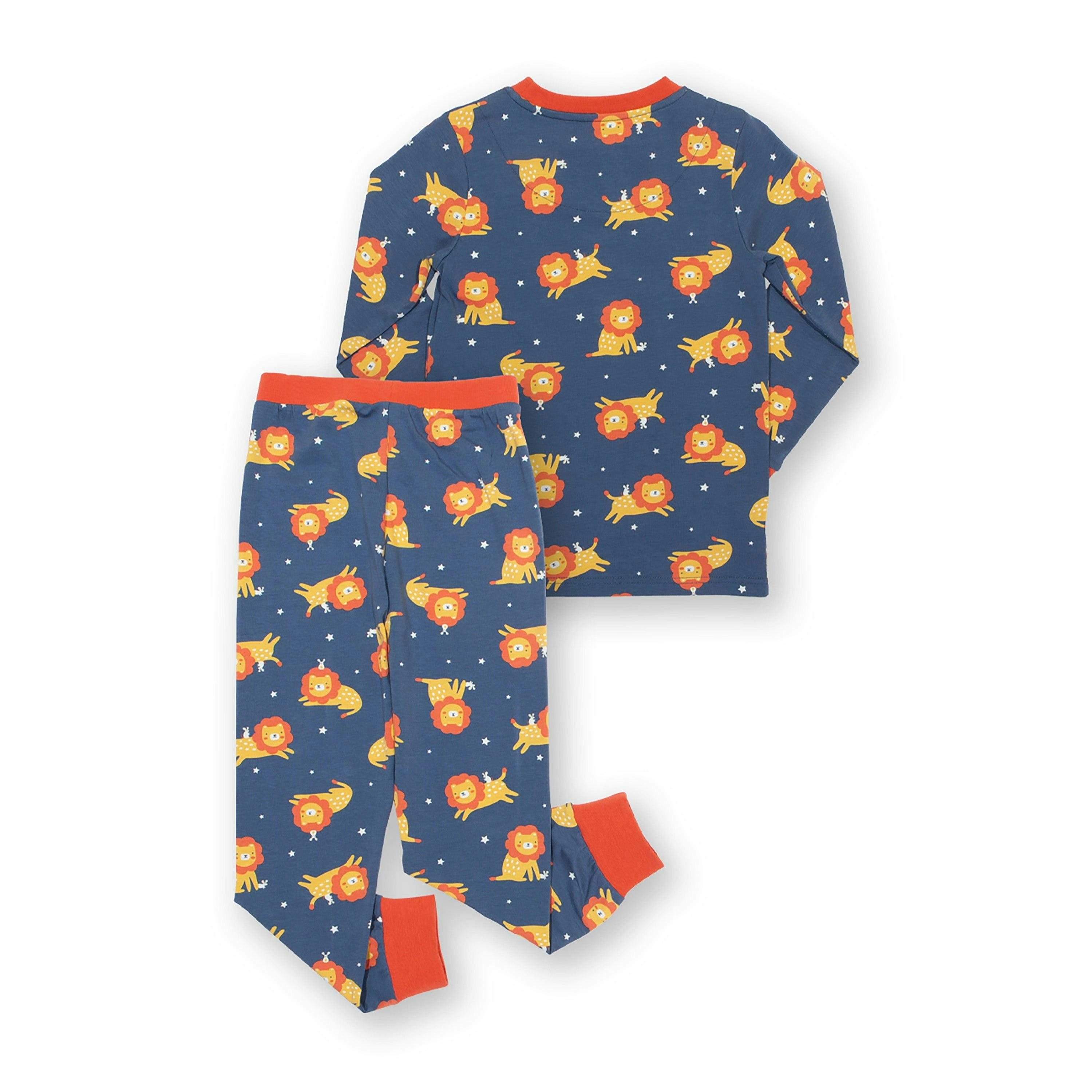 Kids Organic Lion And Mouse Pyjamas , view 6 of 6